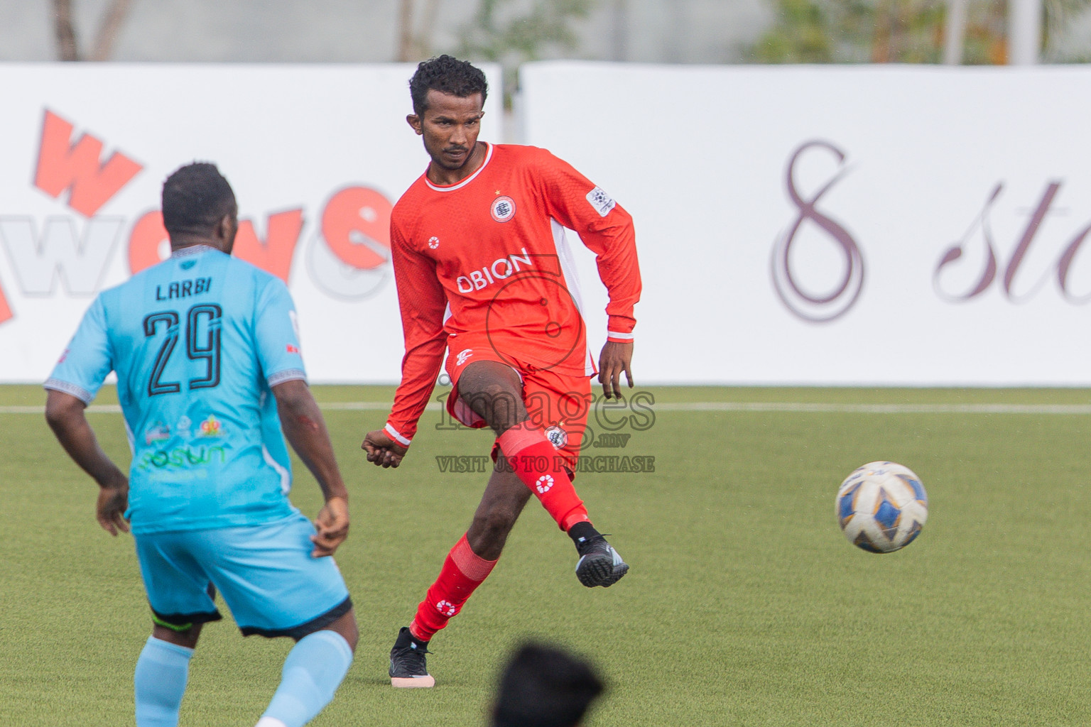Semi Finals Match 01 Irumathi FC VS CC Sports Club in Day 7 of Eydhafushi Cup 2025 held in Eydhafushi Football Stadium at B. Eydhafushi, Maldives on Friday, 12th September 2025. Photos: Arif Rasheed / images.mv