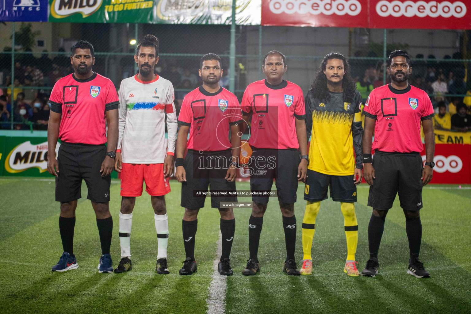 Team FSM Vs Prisons Club in the Semi Finals of Club Maldives 2021 held in Hulhumale, Maldives on 15 December 2021. Photos: Ismail Thoriq / images.mv