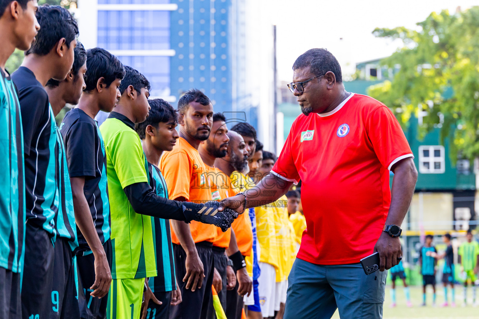 Day 5 of MILO Academy Championship 2025 (U14) was held on Monday, 3rd November 2025 at Henveiru Football Grounds, Male', Maldives . Photos: Nausham Waheed / images.mv