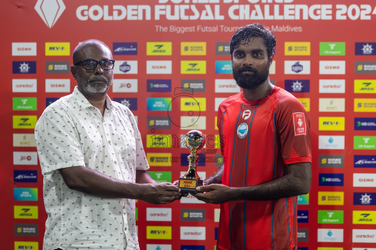 N Velidhoo vs N Maafaru in Day 18 of Golden Futsal Challenge 2024 was held on Thursday, 1st February 2024, in Hulhumale', Maldives Photos: Mohamed Mahfooz Moosa, / images.mv