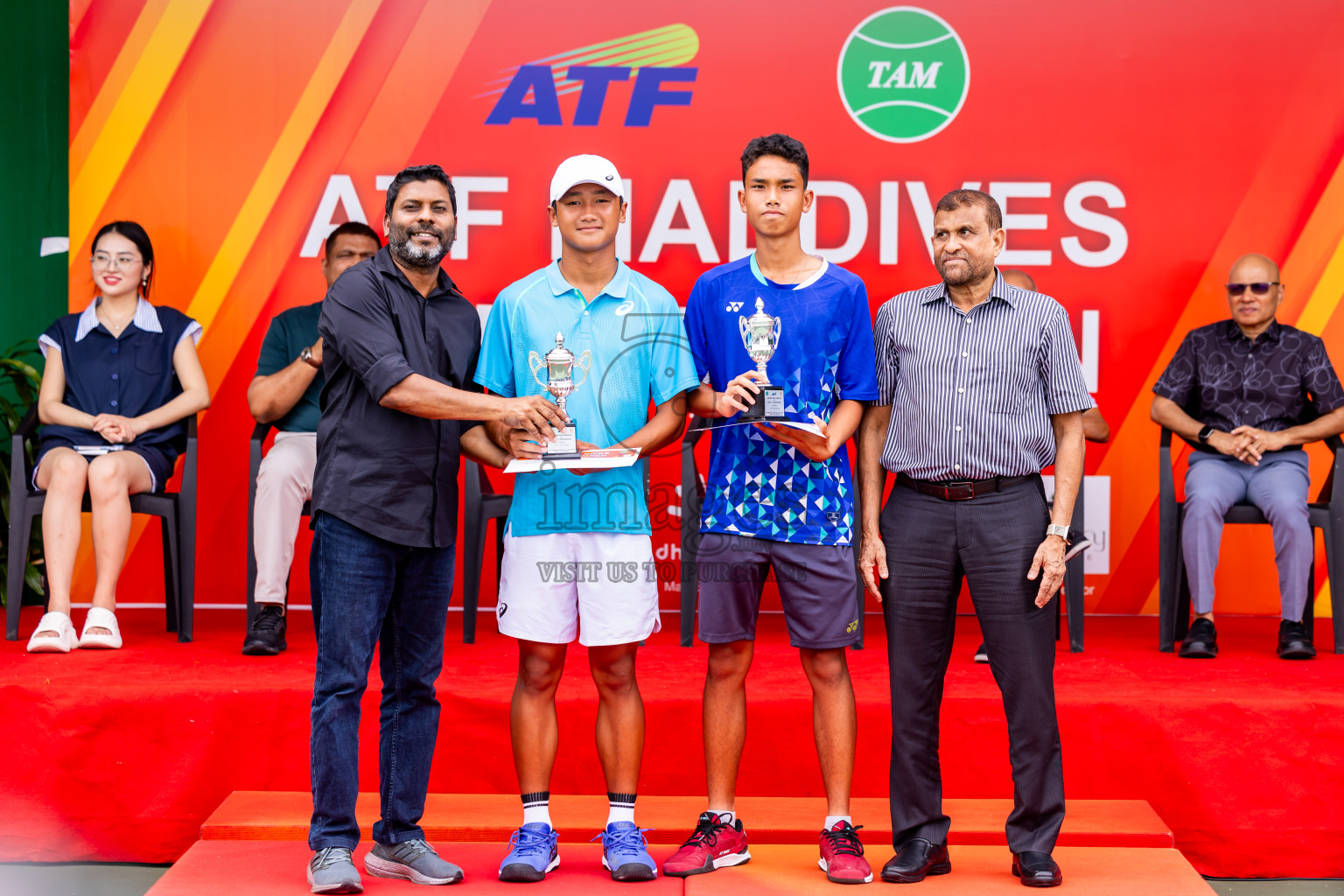 Finals of ATF Maldives Junior Open Tennis was held in Male' Tennis Court, Male', Maldives on Saturday, 21st December 2024. Photos: Nausham Waheed/ images.mv