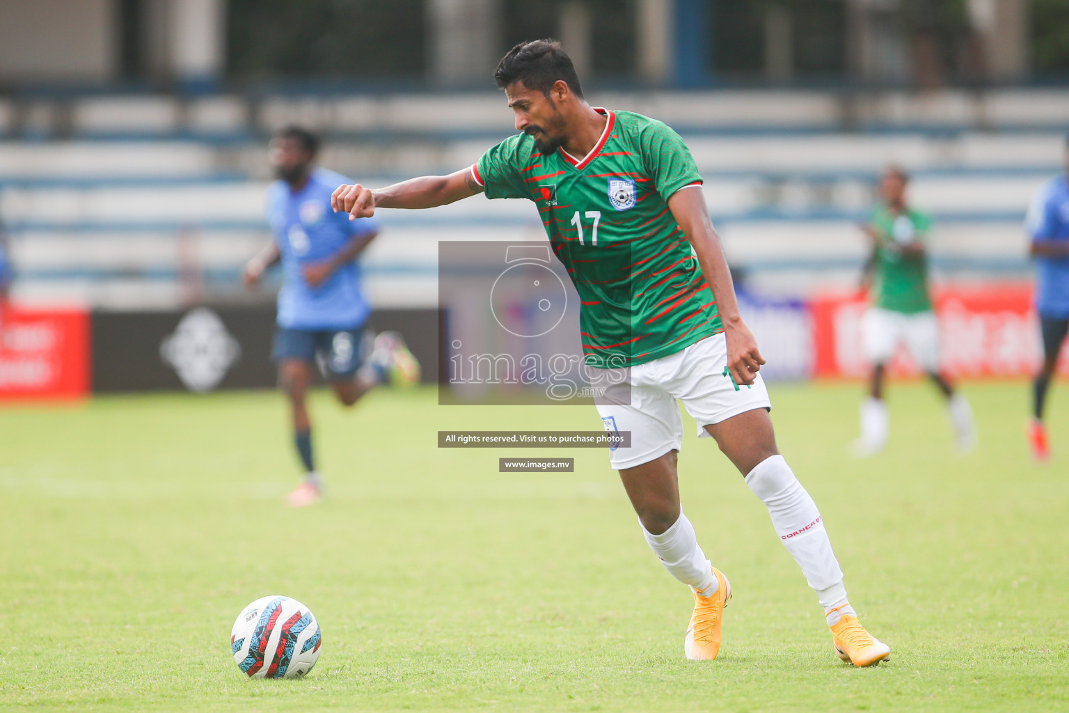 Bangladesh vs Maldives in SAFF Championship 2023 held in Sree Kanteerava Stadium, Bengaluru, India, on Saturday, 25th June 2023. Photos: Nausham Waheed, Hassan Simah / images.mv