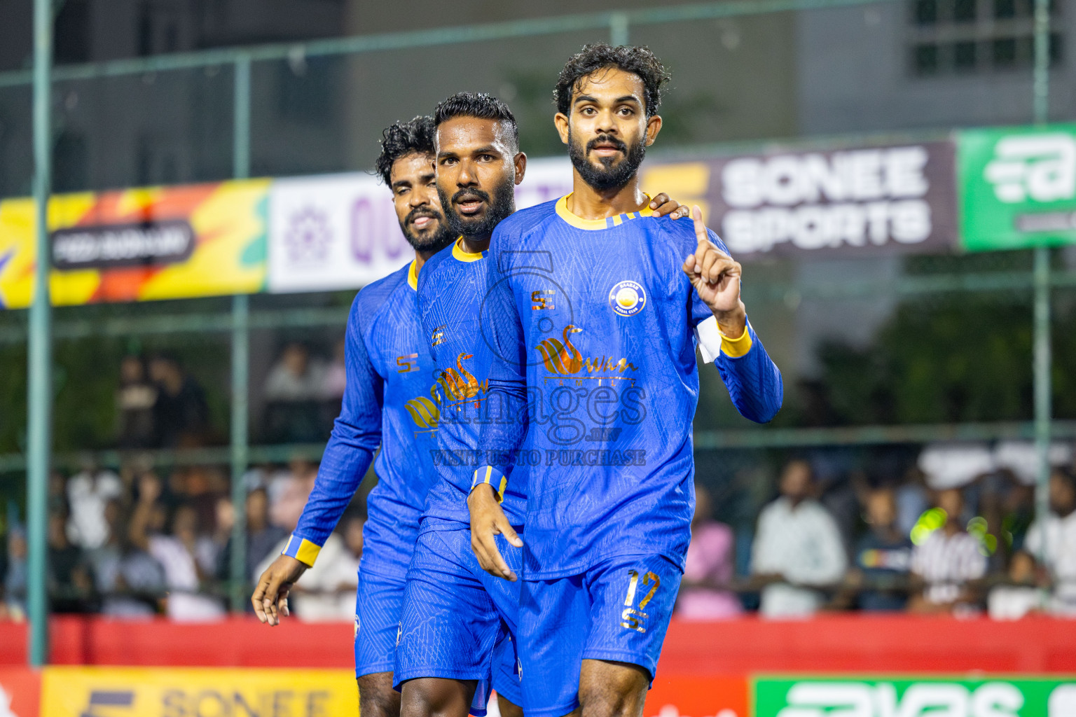 HA Filladhoo vs HA Baarah in Day 13 of Golden Futsal Challenge 2025 was held on Friday, 17th January 2025, in Hulhumale', Maldives 
Photos: Hassan Simah / images.mv