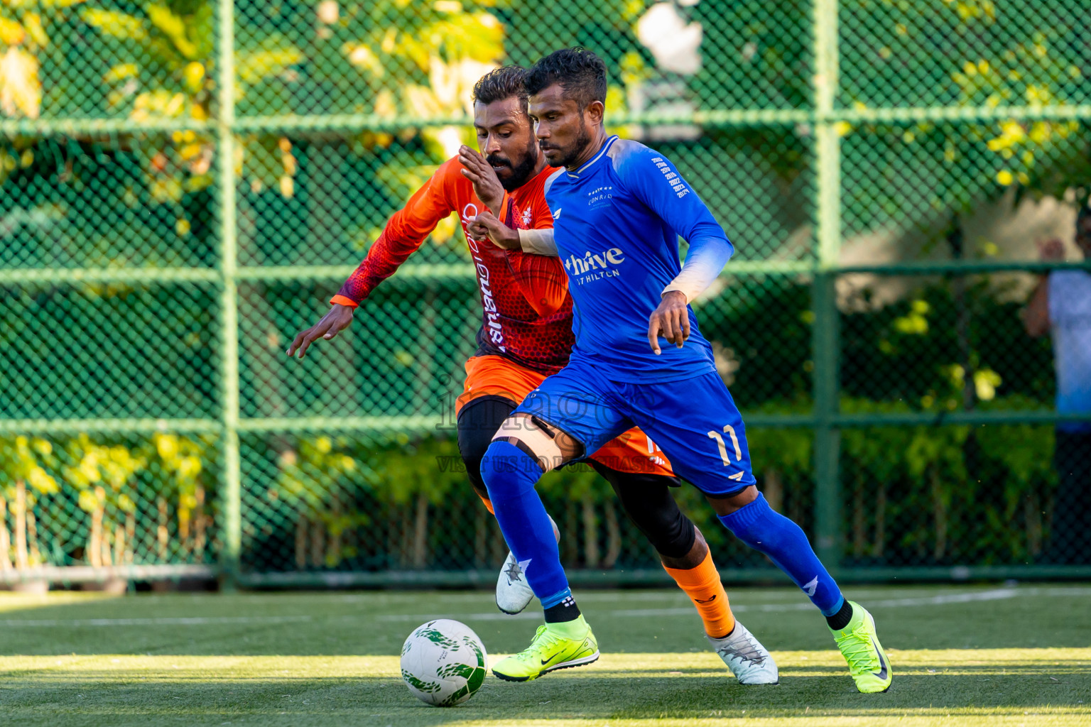 Dhaalu Zone vs Ari Zone in the Leg 2 of Resort Super League 2025 was held on Saturday, 5th July 2025 in Conrad Maldives Rangali Island, Alif Dhaalu Atoll, Maldives. Photos: Nausham Waheed / images.mv