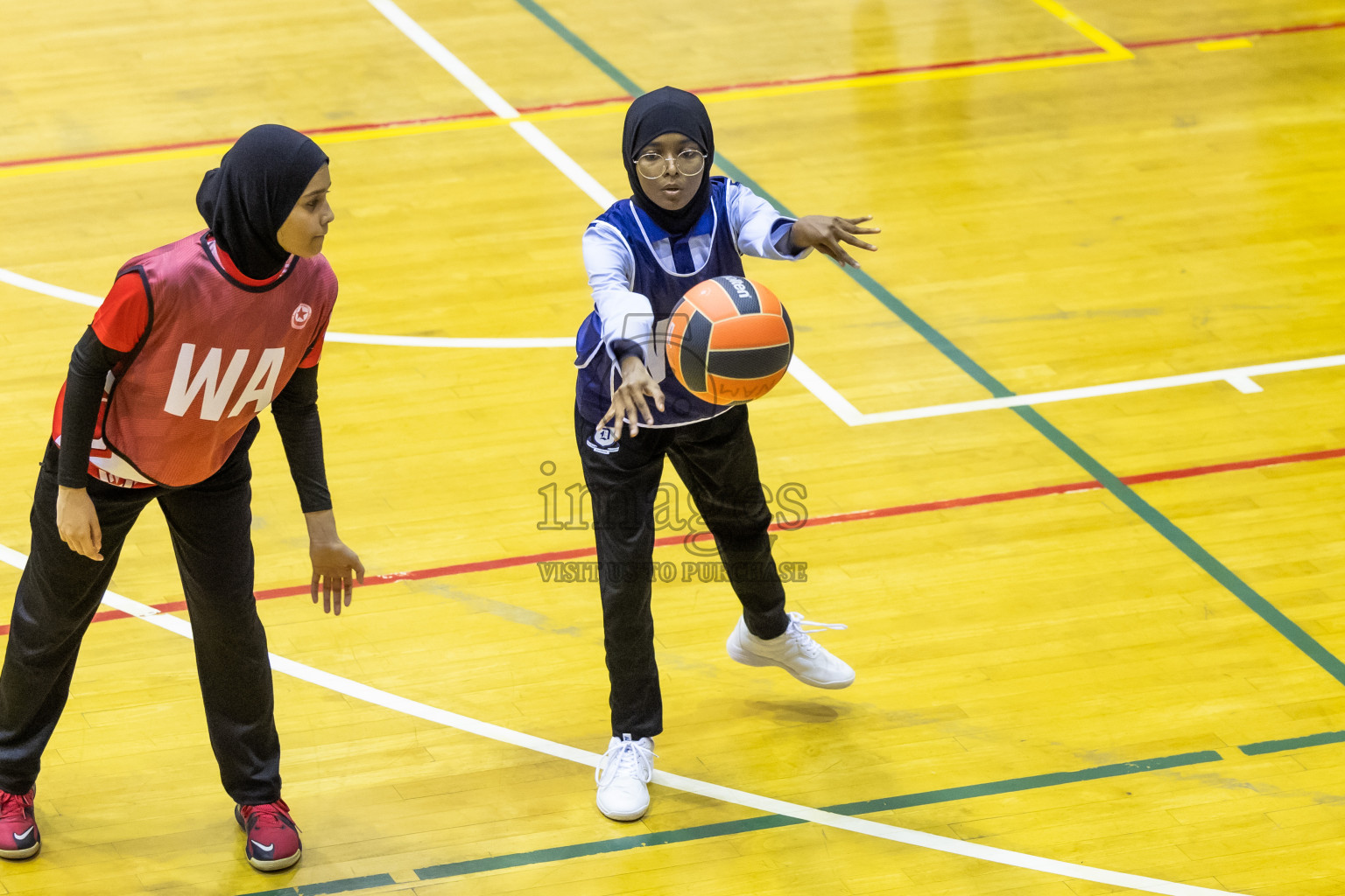 Day 8 of 25th Inter-School Netball Tournament was held in Social Center at Male', Maldives on Sunday, 18th August 2024.