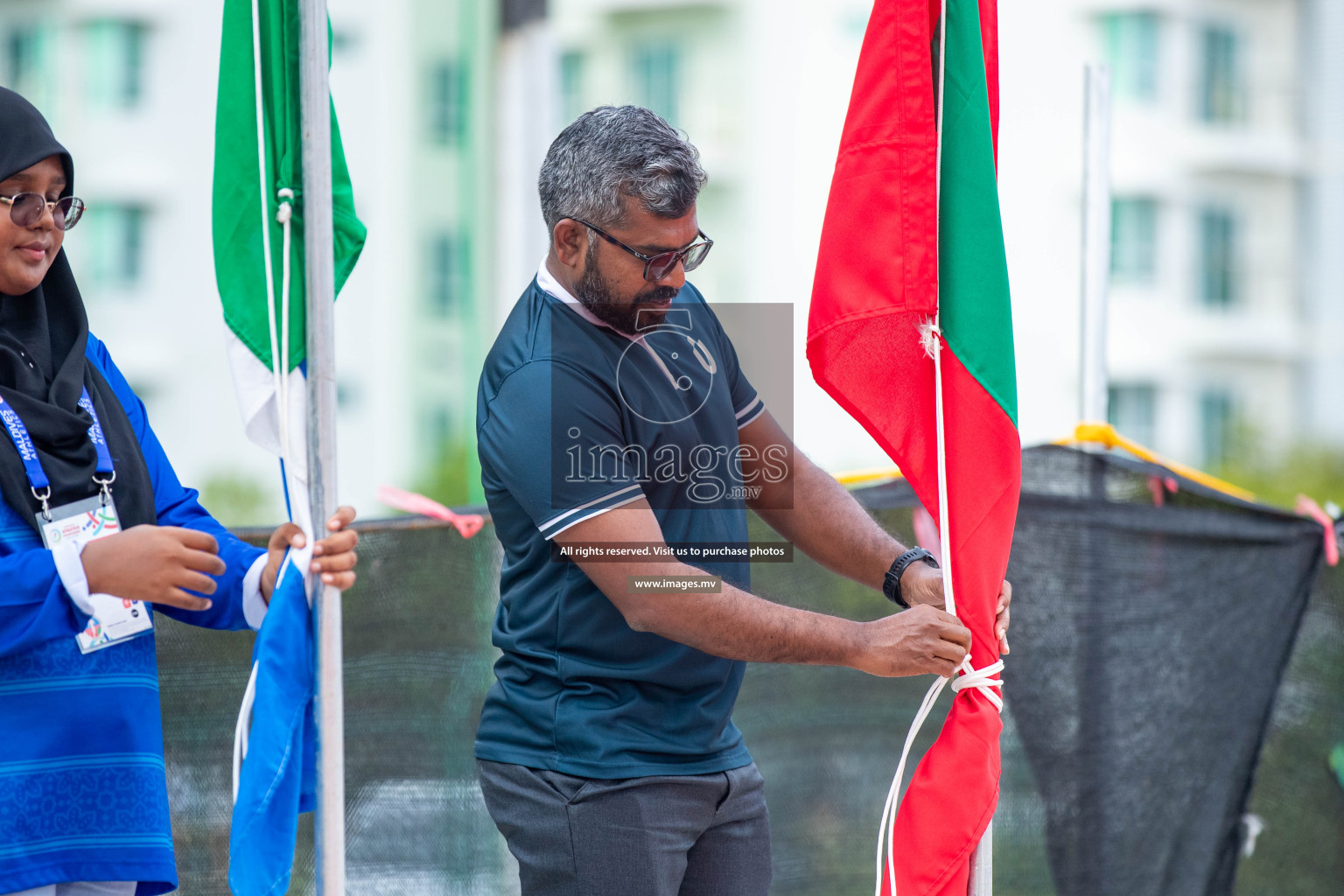 Day one of Inter School Athletics Championship 2023 was held at Hulhumale' Running Track at Hulhumale', Maldives on Saturday, 14th May 2023. Photos: Nausham Waheed / images.mv