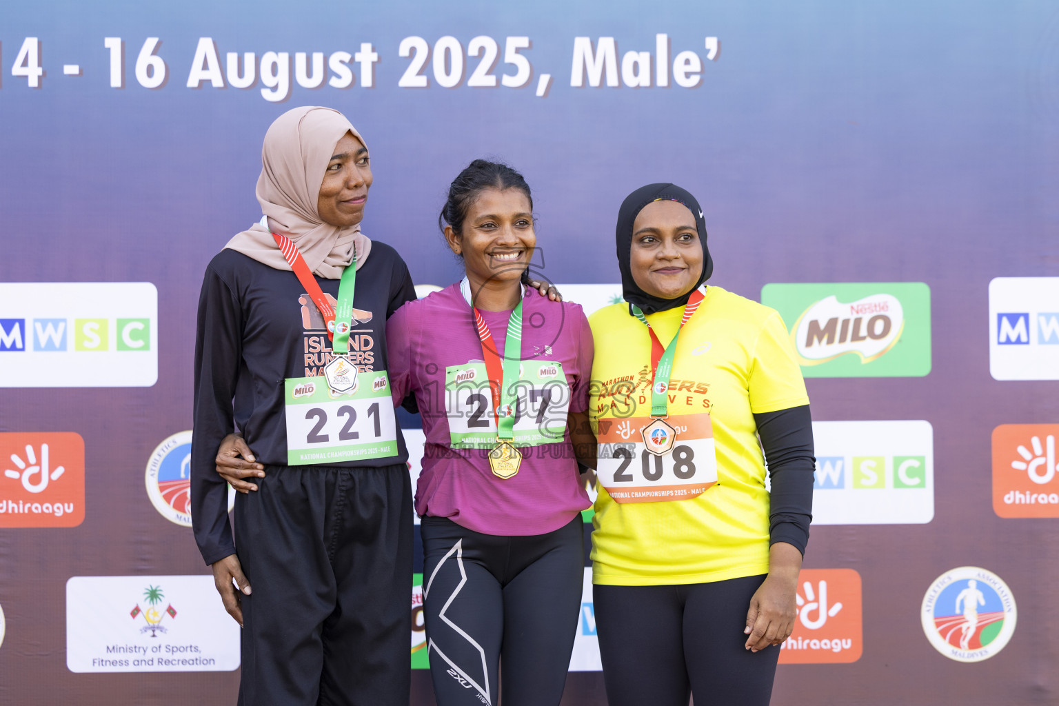 Day 2 of National Athletics Championship 2025 was held at Ekuveni Running Ground in Male', Maldives on Friday, 15th August 2025. Photos: Hasni / images.mv