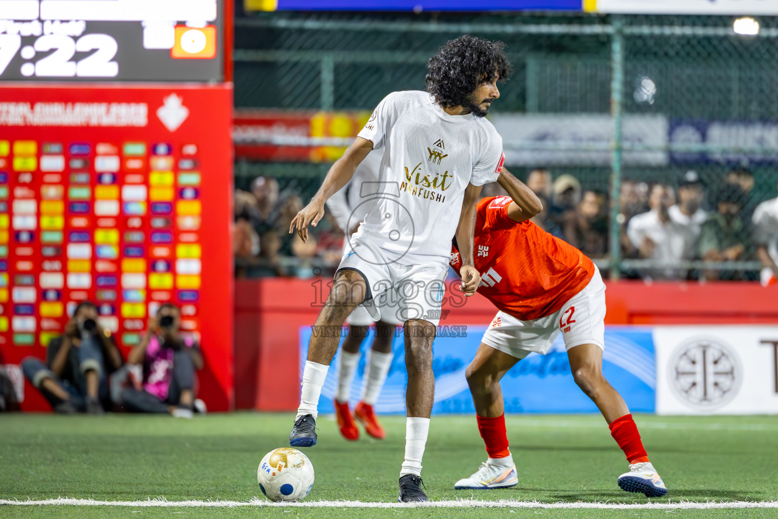 K Maafushi vs K Kaashidhoo in Kaafu Atoll Finals Day 27 of Golden Futsal Challenge 2025 was held on Friday , 31st January 2025, in Hulhumale', Maldives. Photos: Ismail Thoriq / images.mv