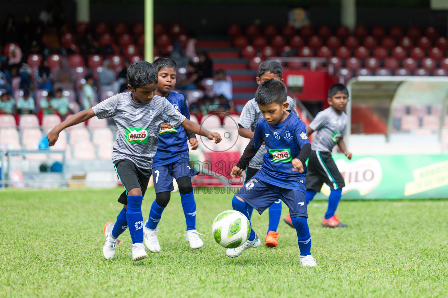 Day 2 of MILO Kids Football Fiesta was held at National Stadium in Male', Maldives on Saturday, 24th February 2024.