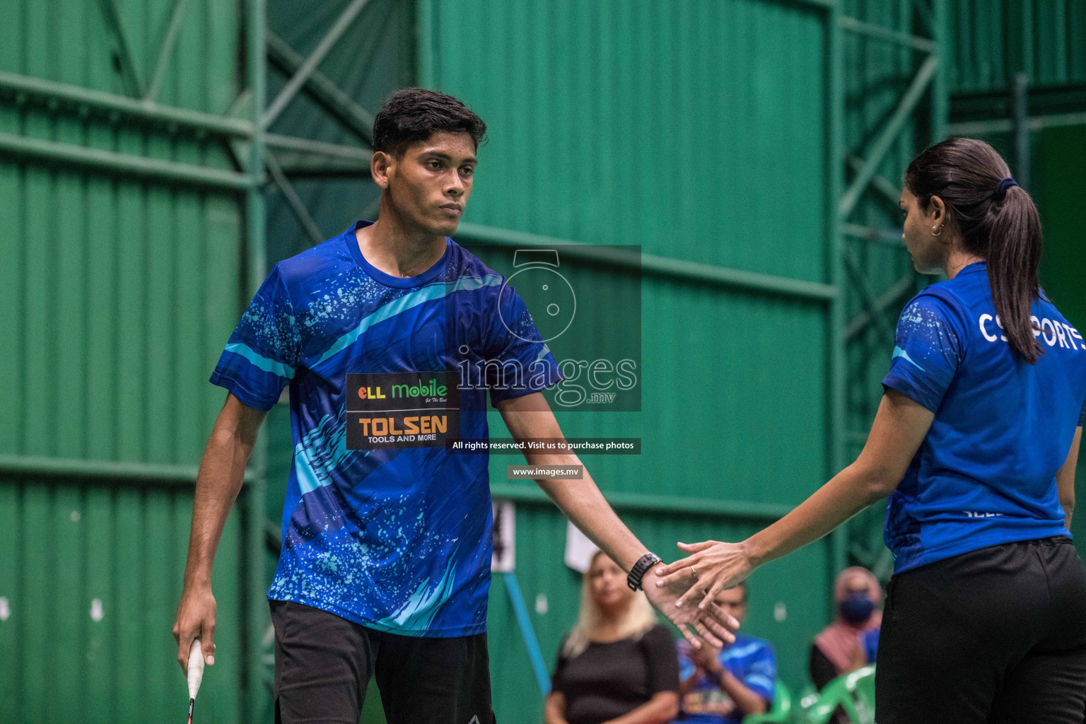 Day 2 of Badminton association mixed group championship 2021 held in Male', Maldives Photos by Nausham Waheed