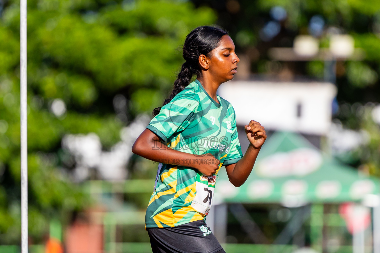 Day 2 of Inter-school Athletics Championship 2025 held in Ekuveni Synthetic Track, Male', Maldives on Tuesday, 07th October 2025. Photos by: Nausham Waheed / Images.mv