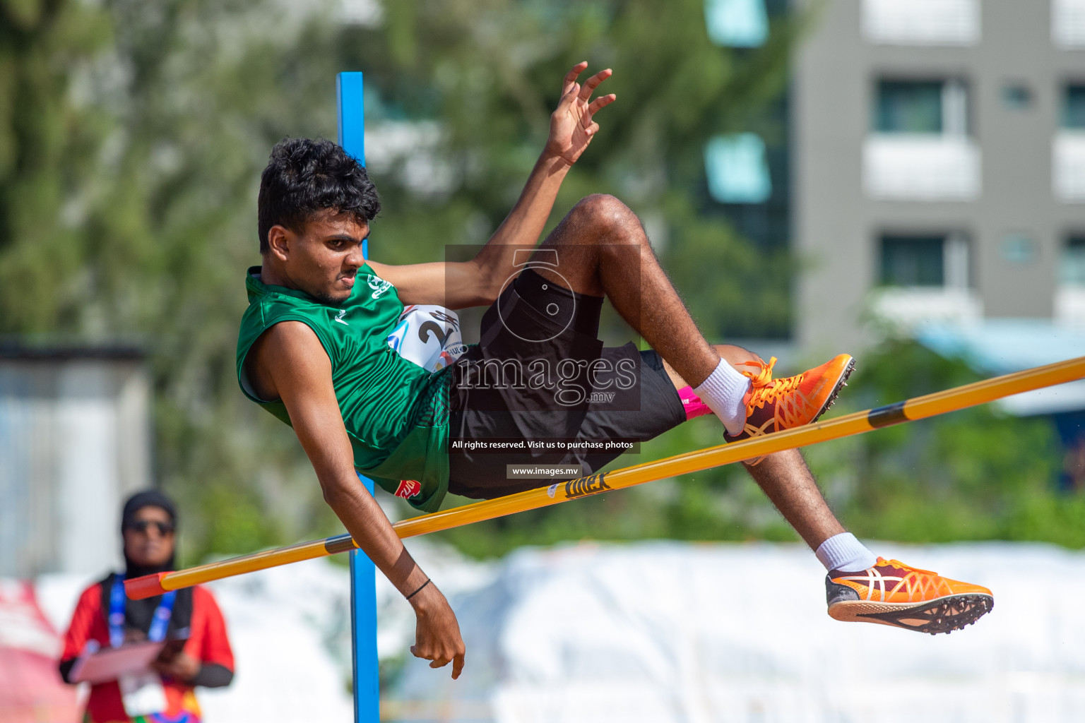 Day two of Inter School Athletics Championship 2023 was held at Hulhumale' Running Track at Hulhumale', Maldives on Sunday, 15th May 2023. Photos: Nausham Waheed / images.mv