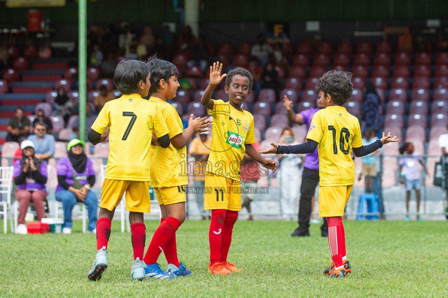 Day 2 of MILO Kids Football Fiesta was held at National Stadium in Male', Maldives on Saturday, 24th February 2024.