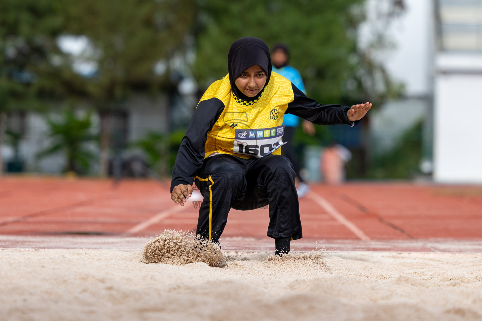 Day 1 of MWSC Interschool Athletics Championships 2024 held in Hulhumale Running Track, Hulhumale, Maldives on Saturday, 9th November 2024. 
Photos by: Ismail Thoriq, Hassan Simah / Images.mv