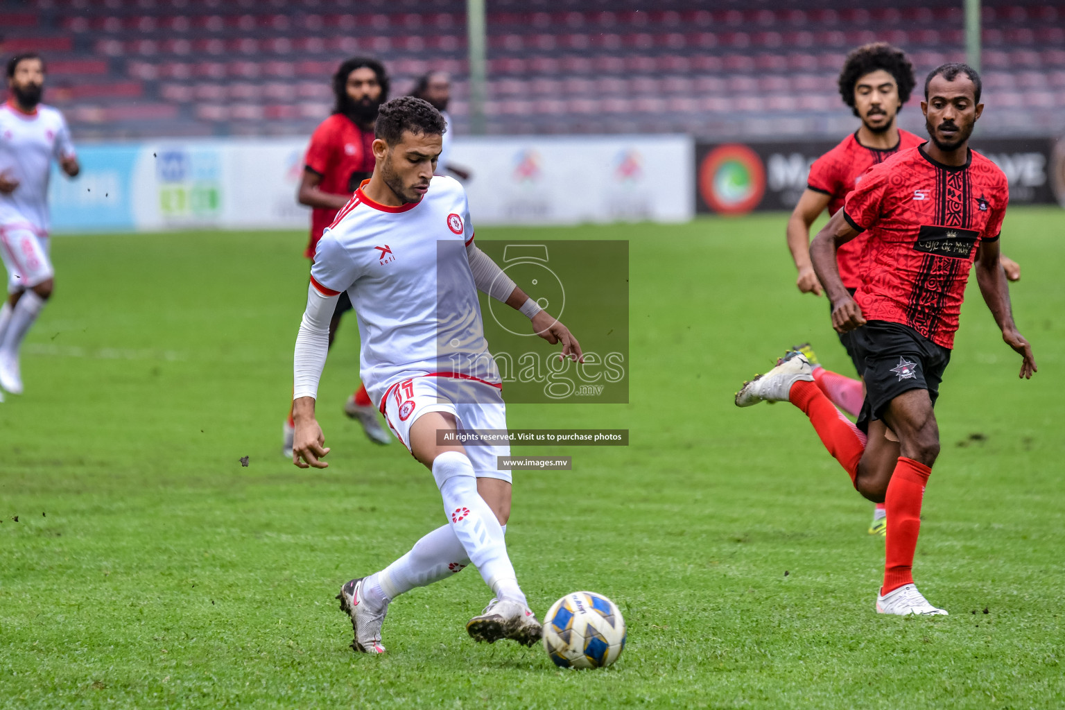 Buru Sports Club vs Club Teenage in Dhivehi Premier League Qualification 22 on 30th Aug 2022, held in National Football Stadium, Male', Maldives Photos: Nausham Waheed / Images.mv