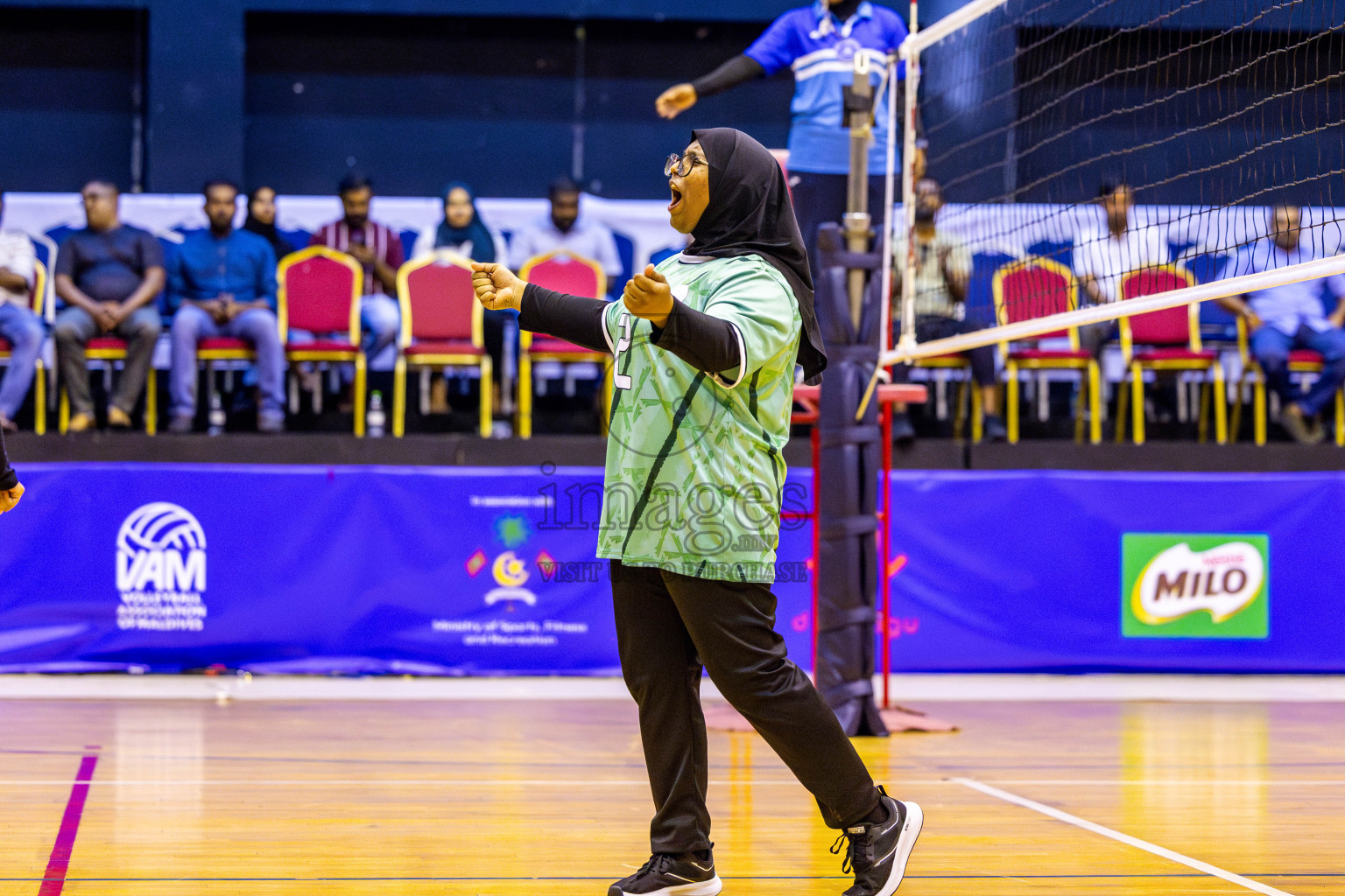 Finals of Interschool Volleyball Tournament 2024 was held in Social Center at Male', Maldives on Friday, 6th December 2024. Photos: Nausham Waheed / images.mv