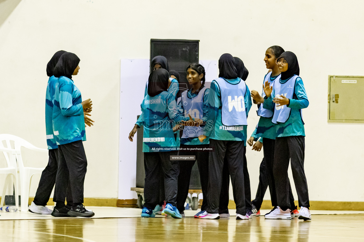 Day 8 of 24th Interschool Netball Tournament 2023 was held in Social Center, Male', Maldives on 3rd November 2023. Photos: Hassan Simah, Nausham Waheed / images.mv