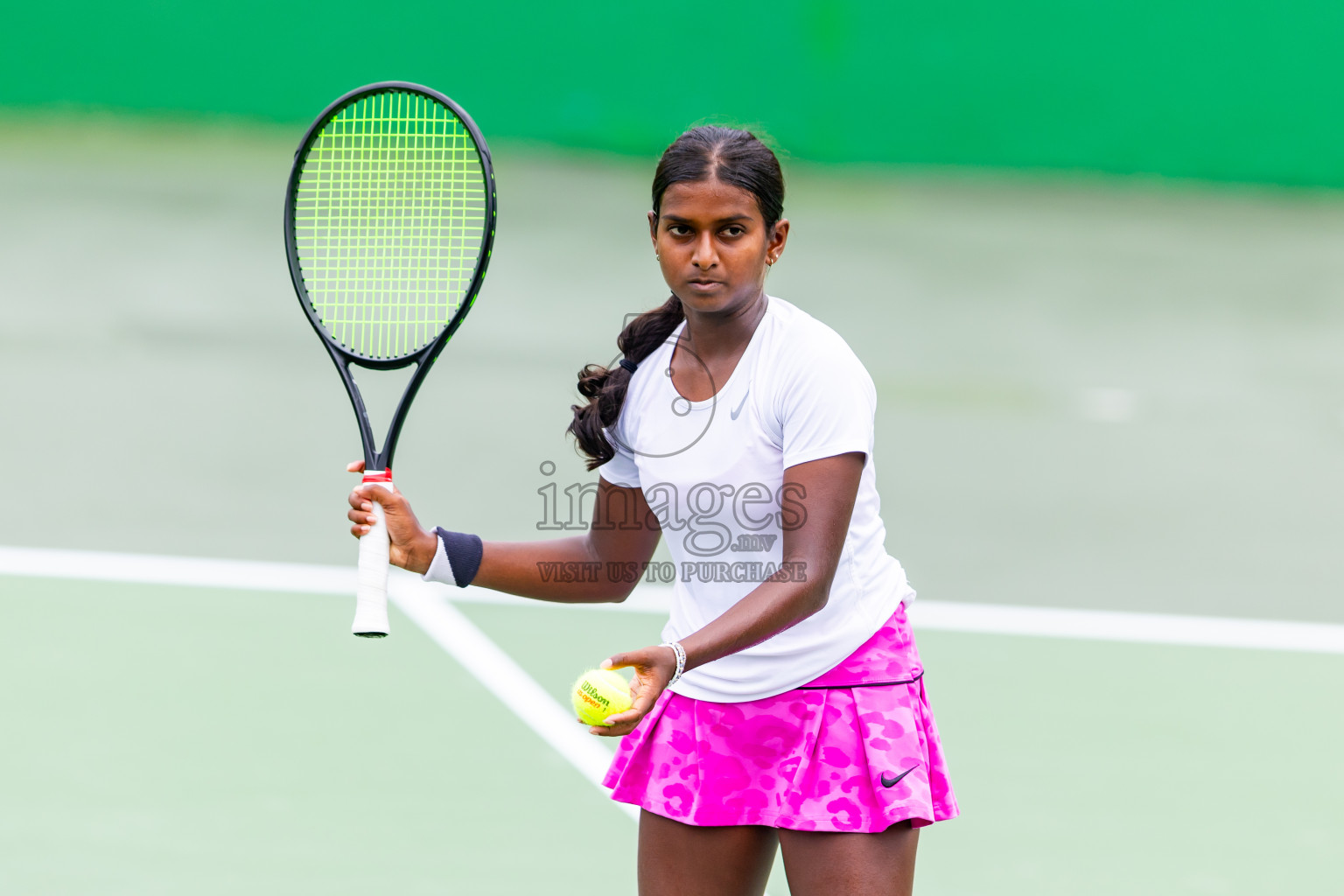 Finals of ATF Maldives Junior Open Tennis was held in Male' Tennis Court, Male', Maldives on Saturday, 21st December 2024. Photos: Nausham Waheed/ images.mv