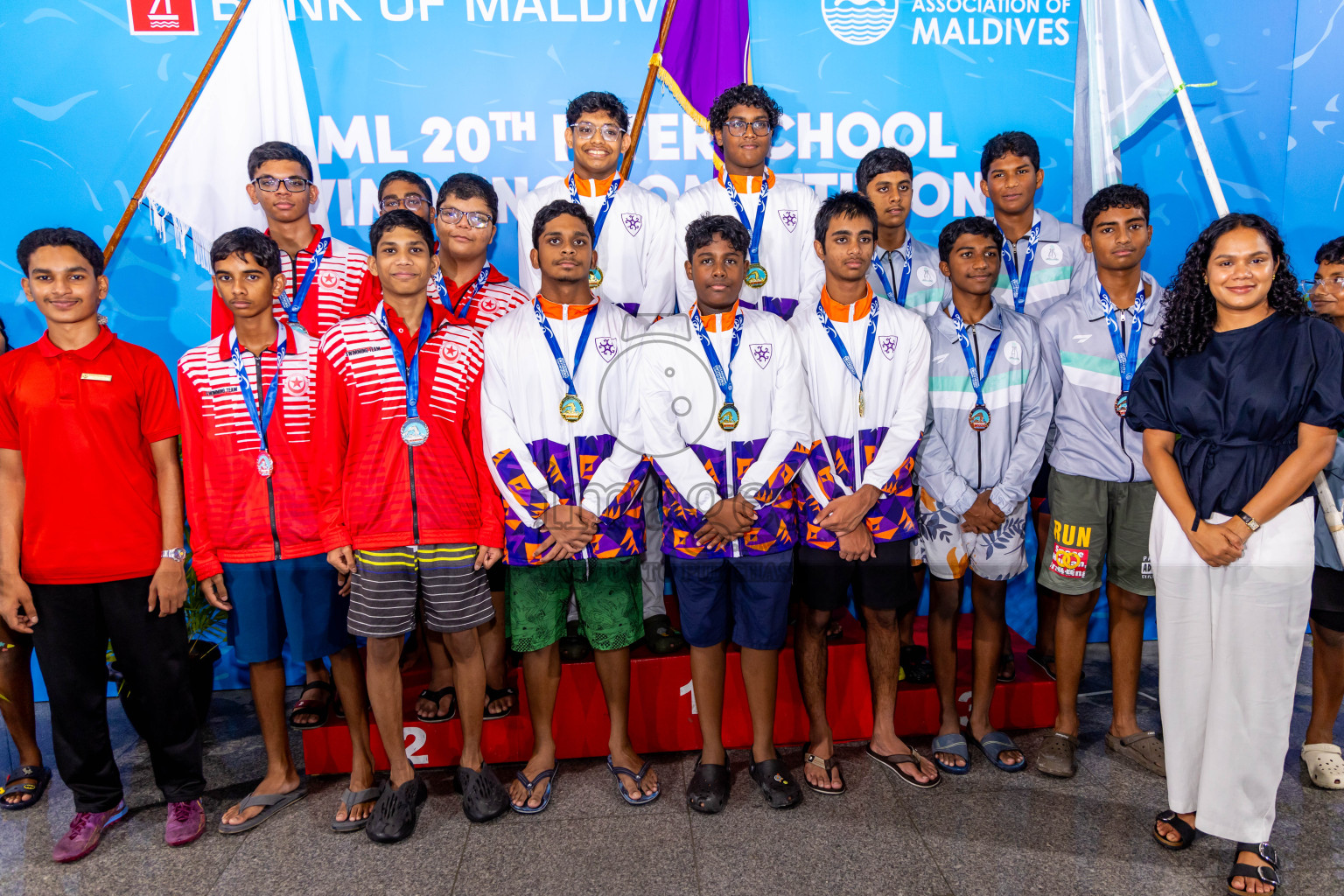 Day 5 of 20th Inter-school Swimming Competition 2024 held in Hulhumale', Maldives on Wednesday, 16th October 2024. Photos: Nausham Waheed / images.mv