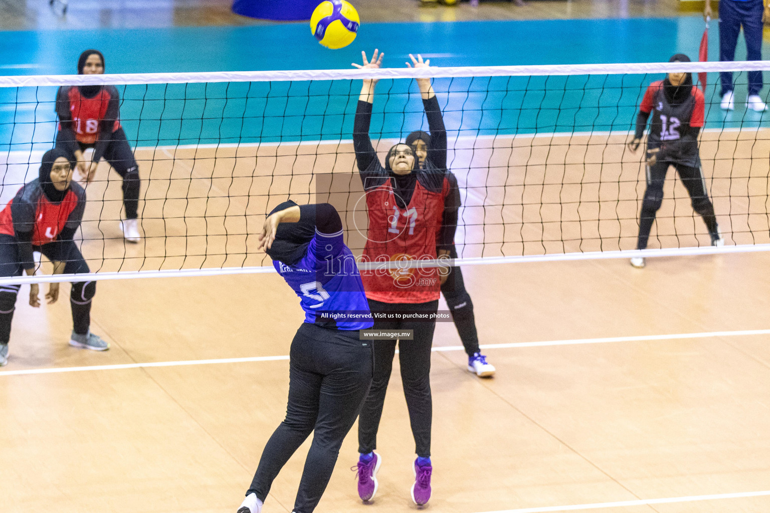 Volleyball Association Cup 2022-Women's Division-Match Day 1 was held in Male', Maldives on Tuesday, 24th May 2022.  Photos By: Ismail Thoriq / images.mv