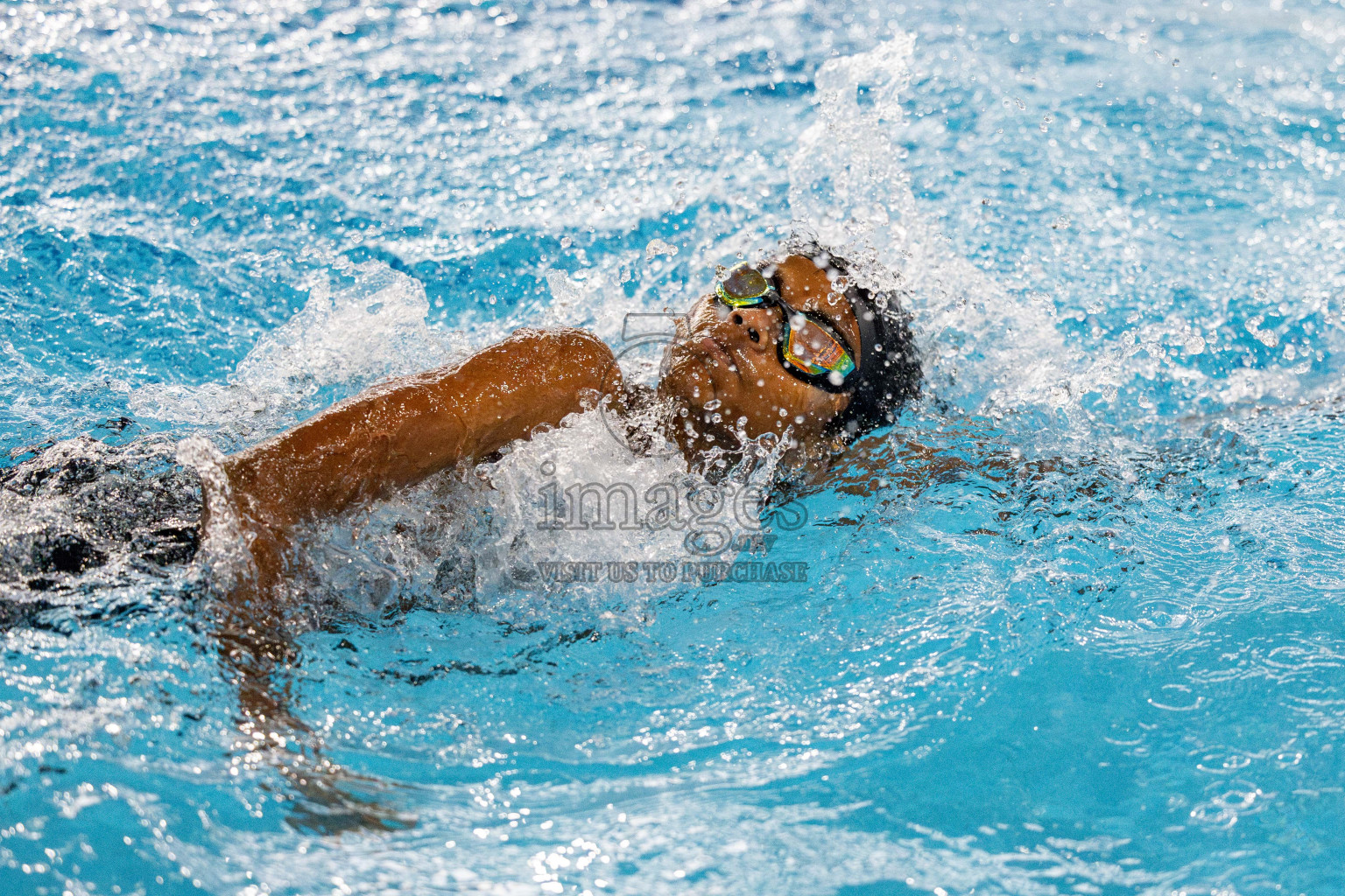 Day 4 of National Swimming Competition 2024 held in Hulhumale', Maldives on Monday, 16th December 2024. 
Photos: Hassan Simah / images.mv