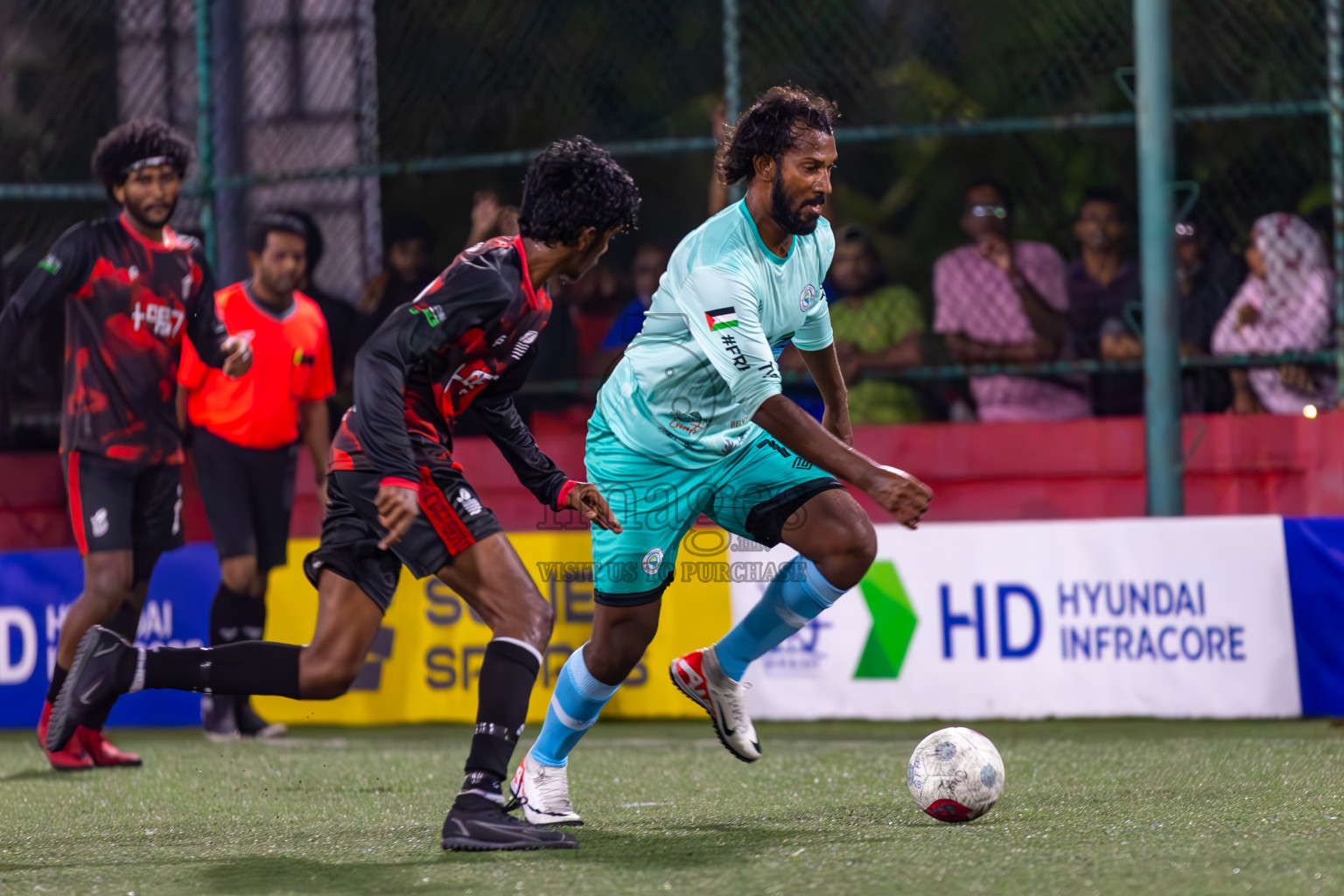 AA Thoddoo vs AA Mathiveri in Day 15 of Golden Futsal Challenge 2024 was held on Monday, 29th January 2024, in Hulhumale', Maldives
Photos: Ismail Thoriq / images.mv