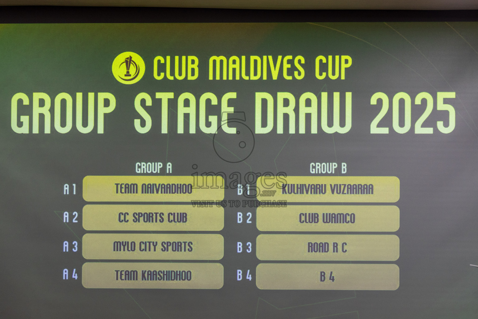 Draw Ceremony of Club Maldives Tournaments 2025 was held at HDC Exhibition Hall in Hulhumale', Maldives on Saturday, 23rd August 2025. Photos: Mohamed Mahfooz Moosa / images.mv