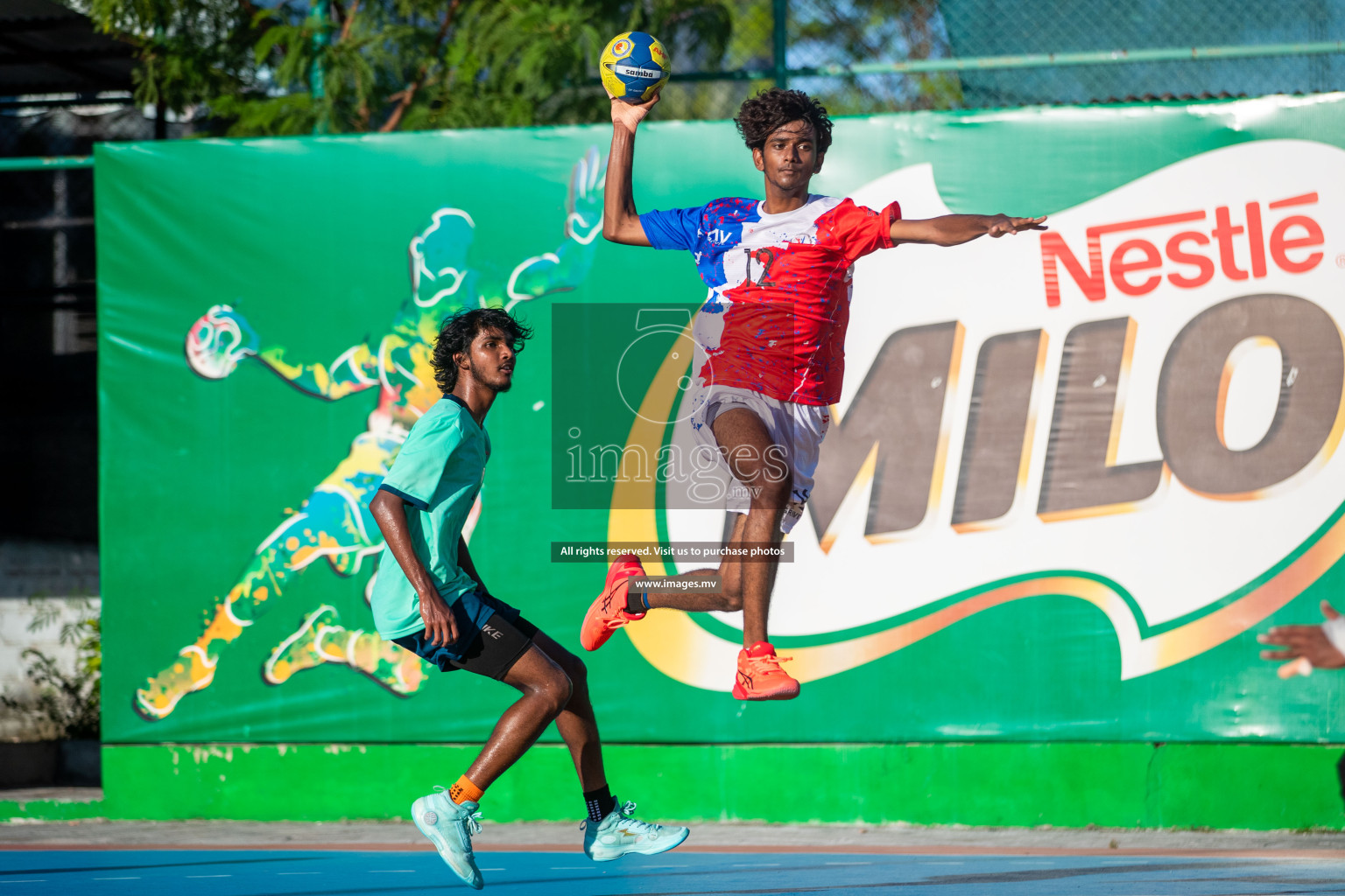 Day 6 of 6th MILO Handball Maldives Championship 2023, held in Handball ground, Male', Maldives on Thursday, 25th May 2023 Photos: Shuu Abdul Sattar/ Images.mv