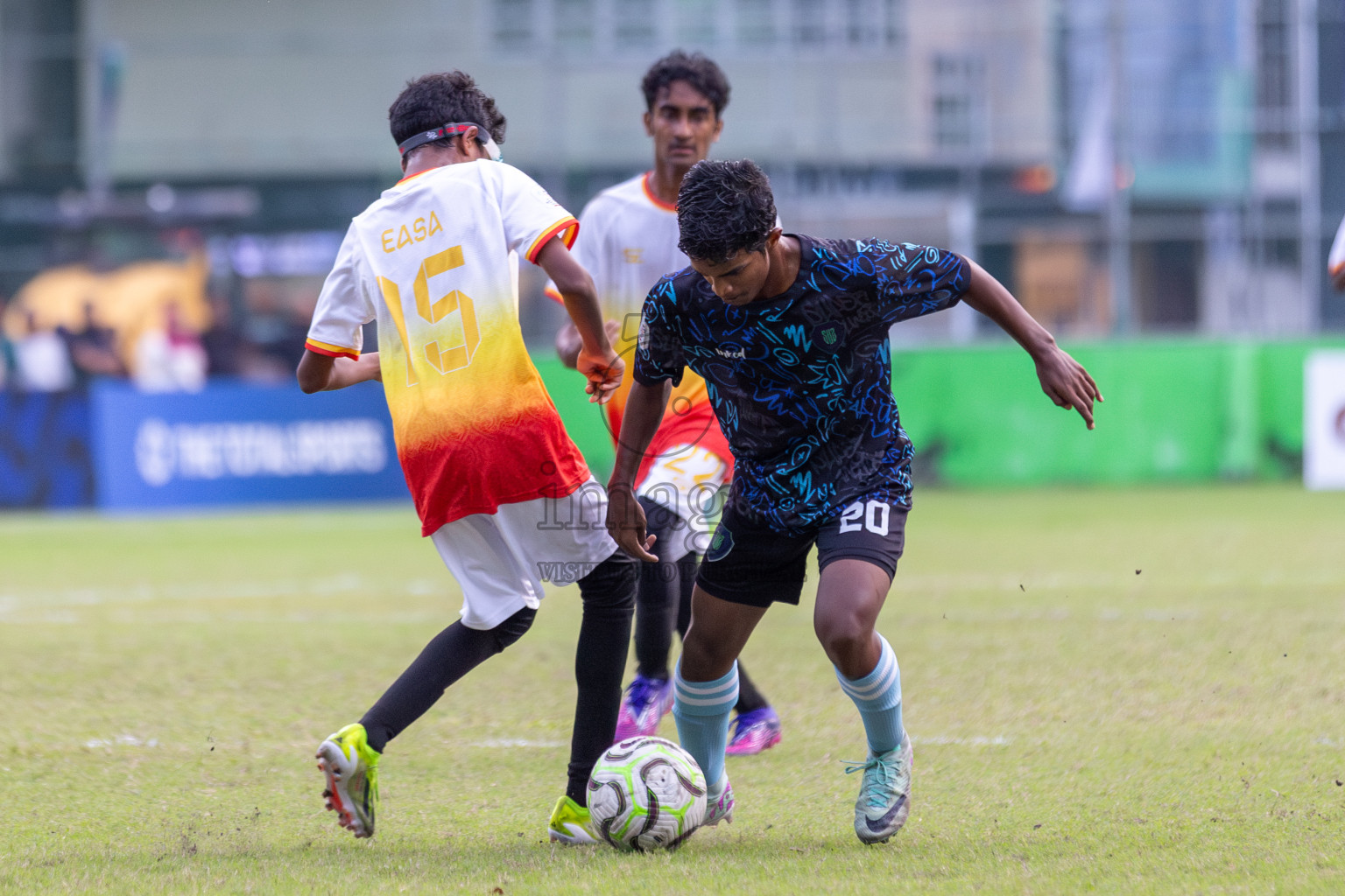 Club Eagles vs Super United Sports (U14) in Day 4 of Dhivehi Youth League 2024 held at Henveiru Stadium on Thursday, 28th November 2024. Photos: Shuu Abdul Sattar/ Images.mv