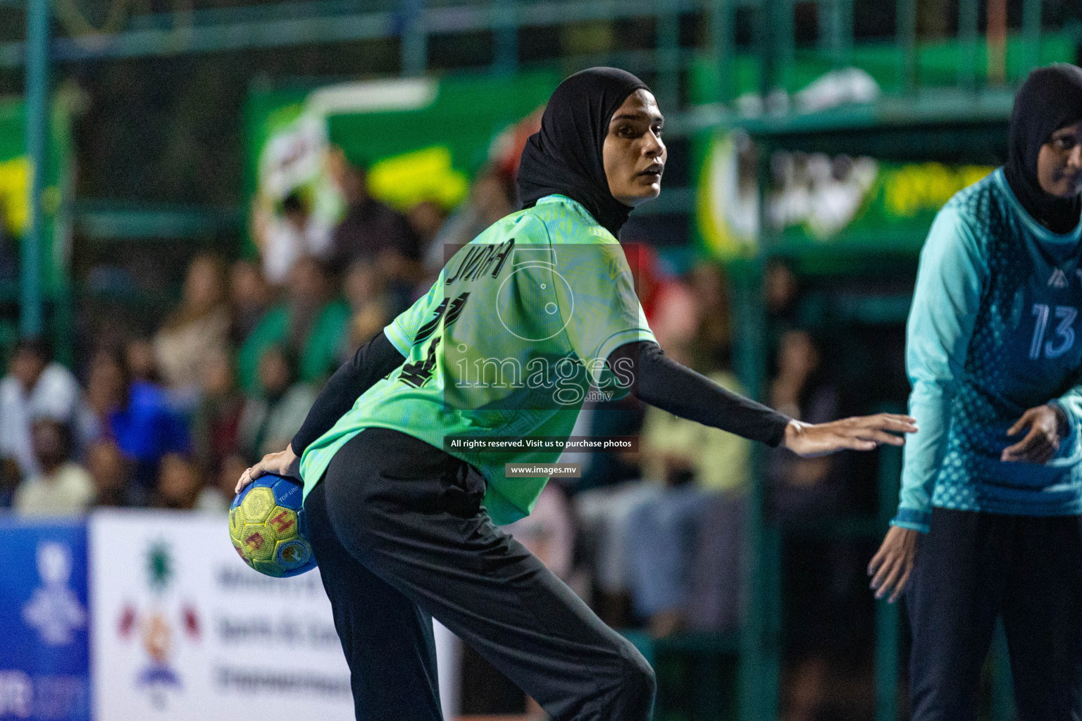 2nd Division Final of 7th Inter-Office/Company Handball Tournament 2023, held in Handball ground, Male', Maldives on Monday, 25th October 2023 Photos: Nausham Waheed/ Images.mv