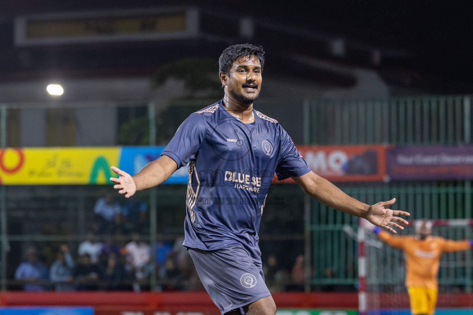 S. Maradhofeydhoo vs S. Hulhudhoo in Day 12 of Golden Futsal Challenge 2025 was held on Thursday, 16th January 2025, in Hulhumale', Maldives Photos: Mohamed Mahfooz Moosa / images.mv