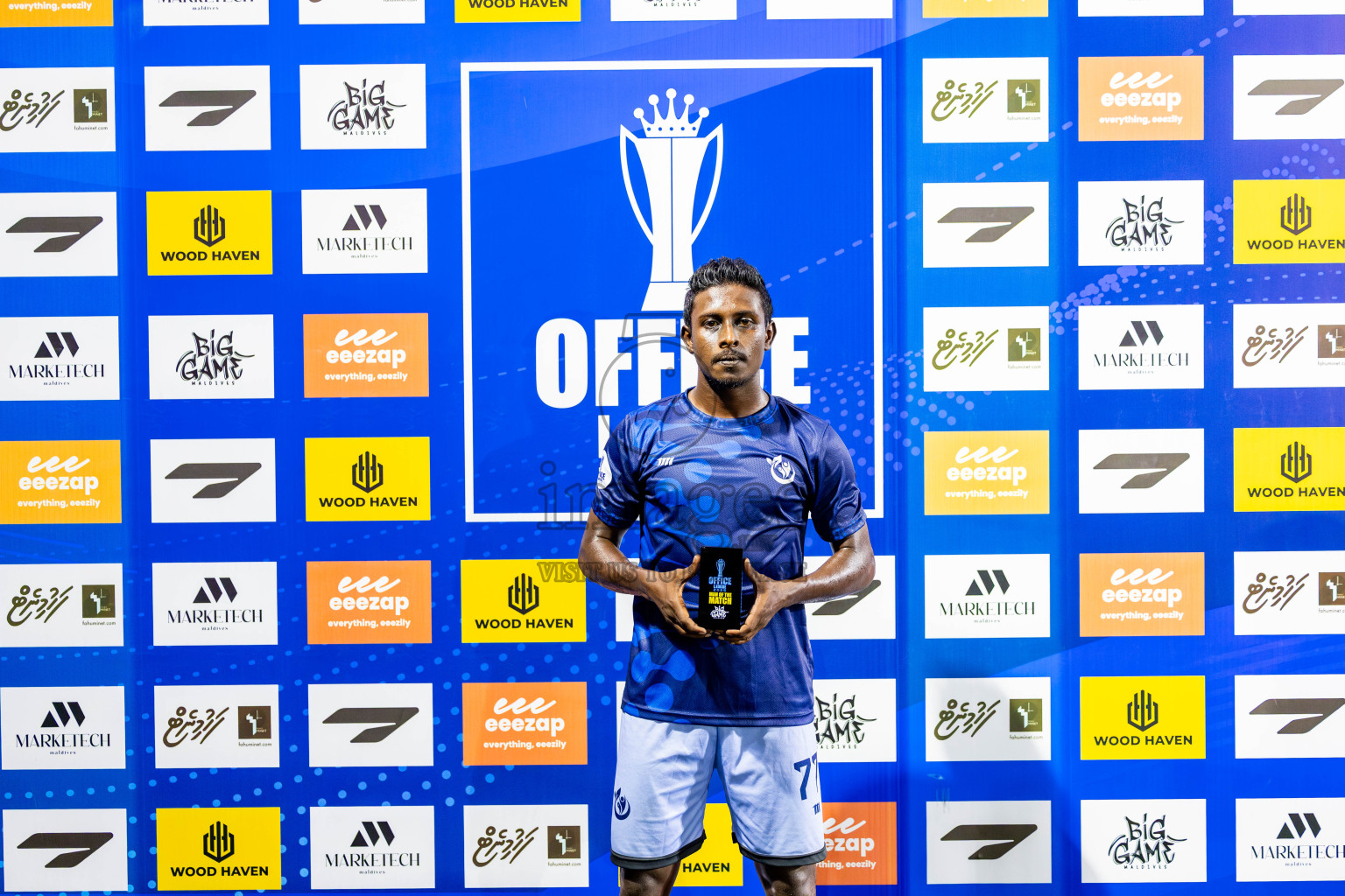 Sheesha vs Hulhumale Hospital in Day 13 of Office League 2025 was held on Monday, 28th April 2025 in Hulhumale', Maldives. Photos: Nausham Waheed / images.mv