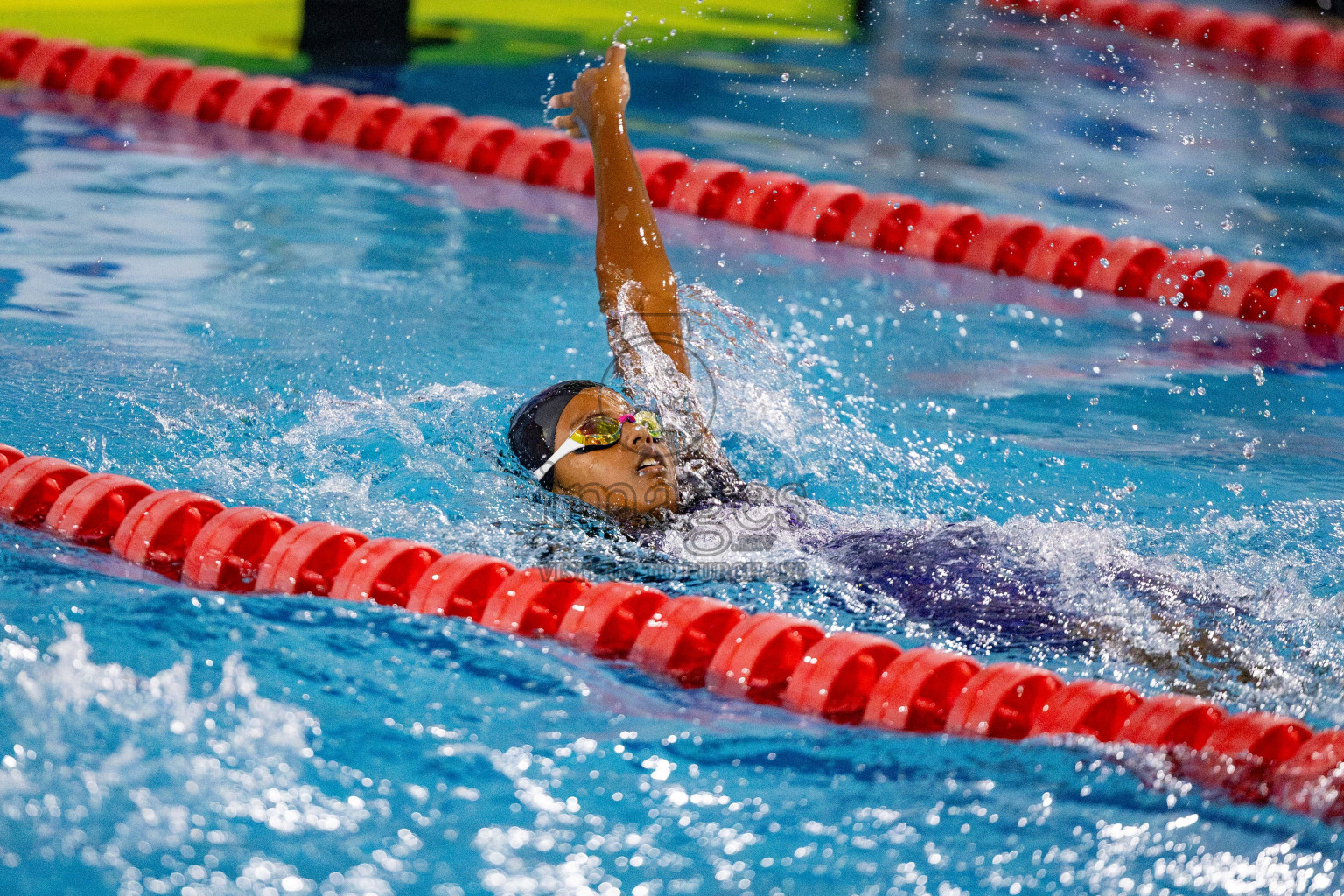 Day 4 of National Swimming Championship 2024 held in Hulhumale', Maldives on Monday, 16th December 2024. Photos: Hassan Simah / images.mv