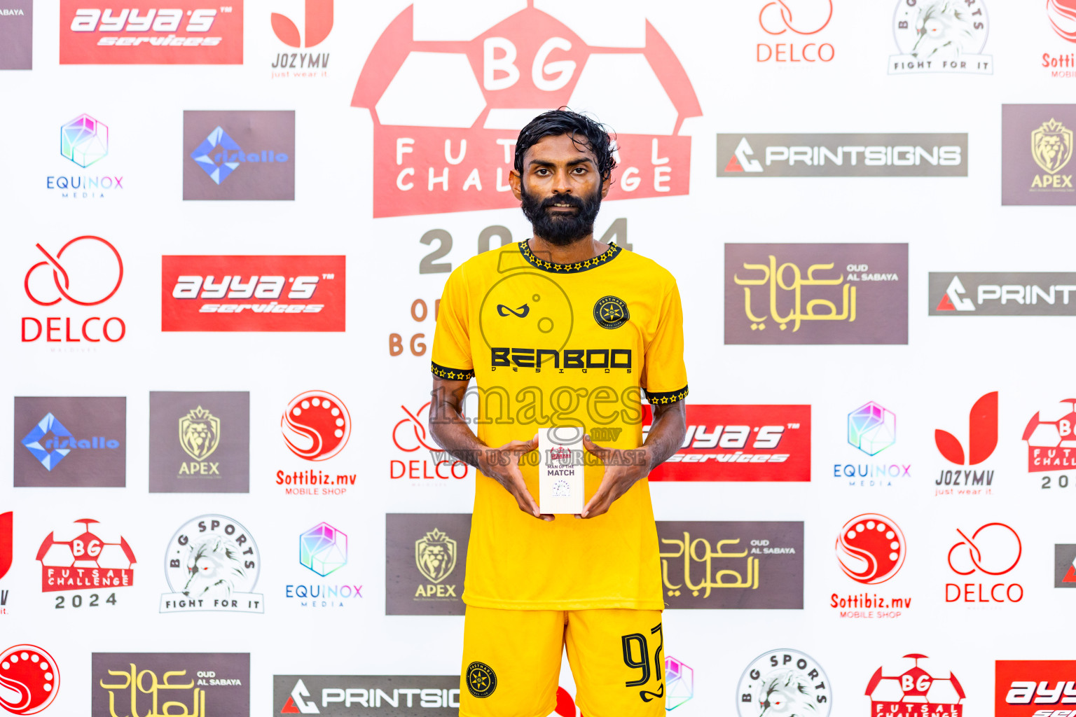 Bretheren SC vs Fasthari SC in Day 6 of BG Futsal Challenge 2024 was held on Sunday, 17th March 2024, in Male', Maldives Photos: Nausham Waheed / images.mv