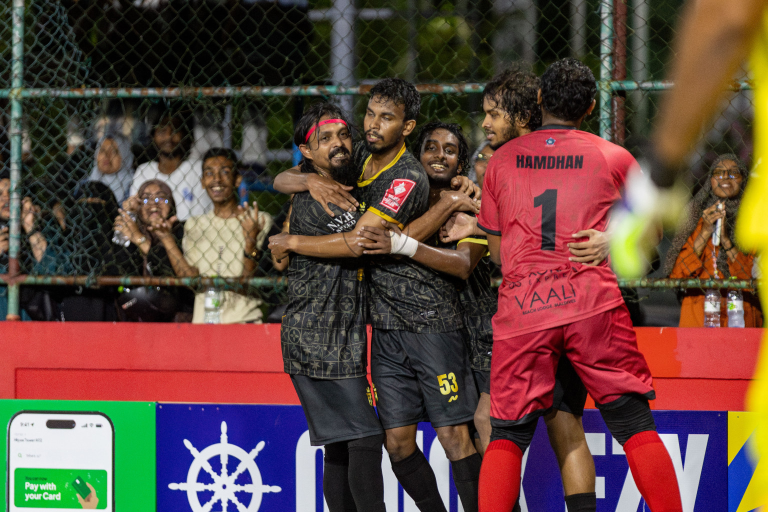 V Keyodhoo vs V Felidhoo in Day 19 of Golden Futsal Challenge 2025 was held on Thursday, 23rd January 2025, in Hulhumale', Maldives. 
Photos: Hassan Simah / images.mv