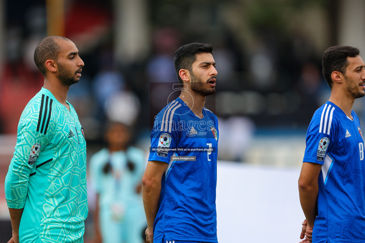 Kuwait vs Bangladesh in the Semi-final of SAFF Championship 2023 held in Sree Kanteerava Stadium, Bengaluru, India, on Saturday, 1st July 2023. Photos: Nausham Waheed, Hassan Simah / images.mv