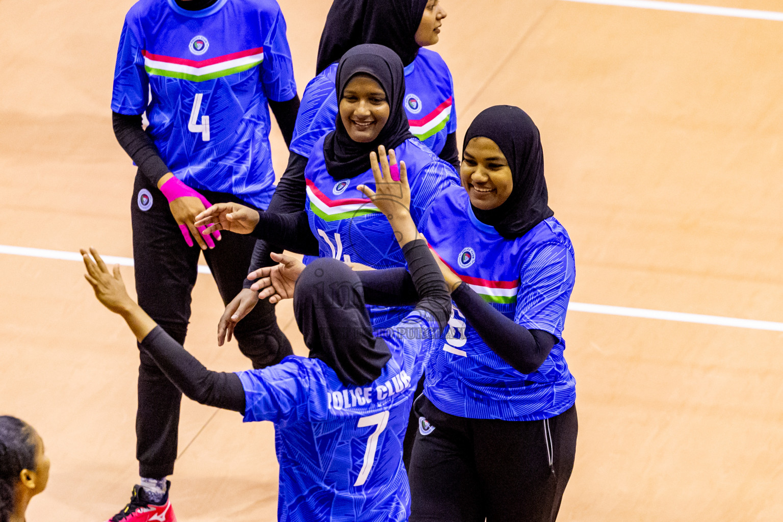 Semi Final of Women's Division of Milo VAM Cup 2024 held in Male', Maldives on Friday, 12th July 2024 at Social Center Indoor Hall Photos By: Nausham Waheed / images.mv