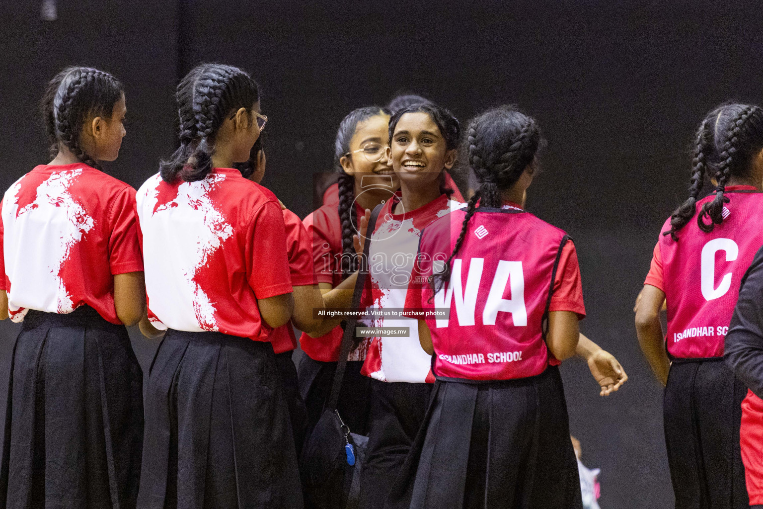 Final of 24th Interschool Netball Tournament 2023 was held in Social Center, Male', Maldives on 7th November 2023. Photos: Nausham Waheed / images.mv