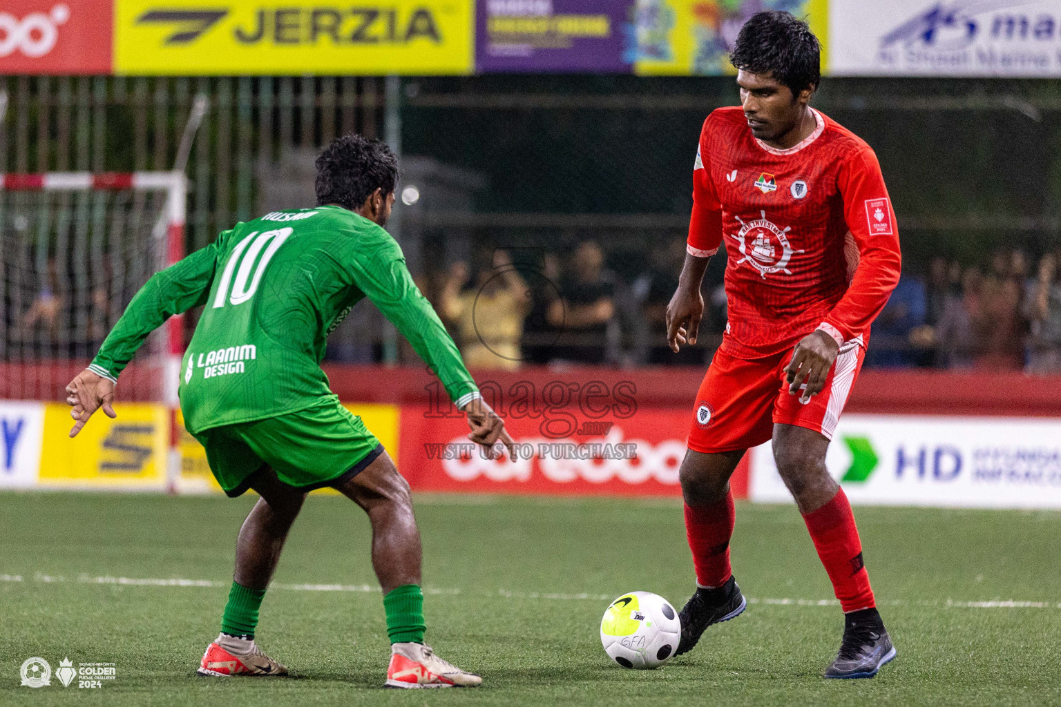 HA Maarandhoo vs HA Filladhoo in Day 1 of Golden Futsal Challenge 2024 was held on Monday, 15th January 2024, in Hulhumale', Maldives Photos: Ismail Thoriq / images.mv