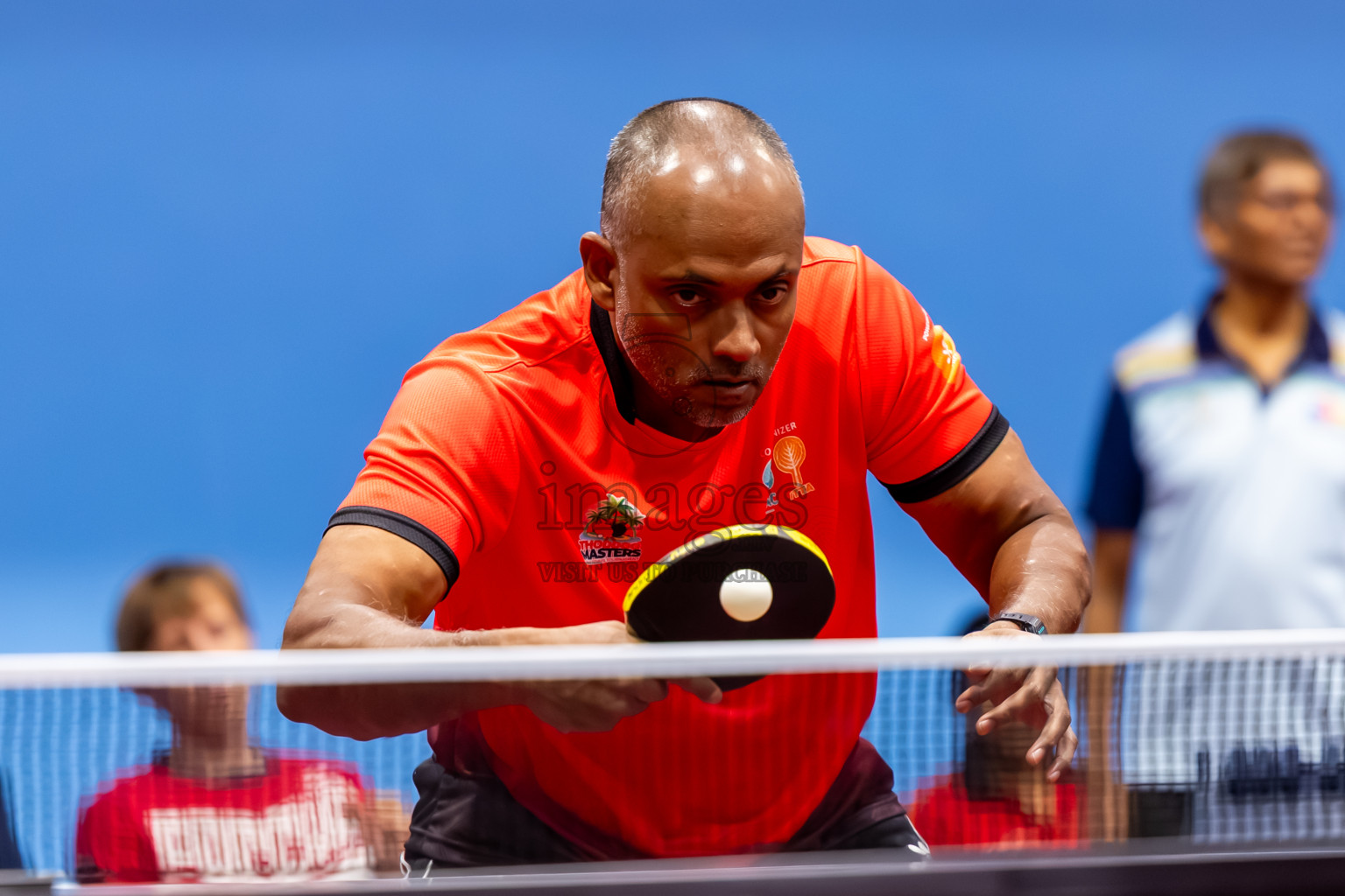 Day 4 of 1st Thoddoo Masters Table Tennis Tournament was held on Sunday, 24th August 2025 in AA Thoddoo, Maldives. Photos: Nausham Waheed / images.mv