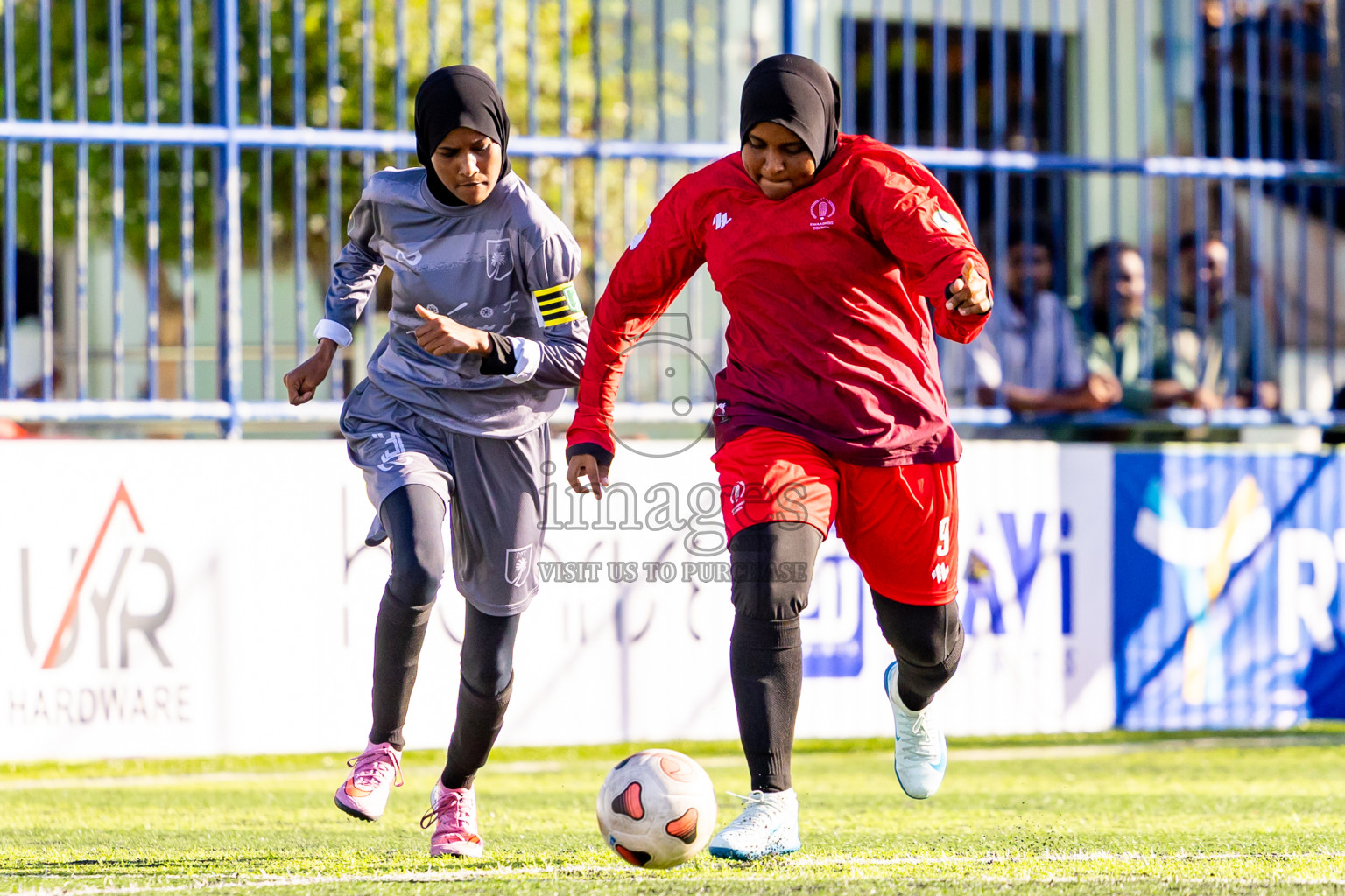 Dhonfan vs Kihaadhoo in Day 4 of Better in Baa Futsal Fiesta 2025 Woman's division held in B. Eydhafushi, Maldives on Sunday, 9th November 2025. Photos: Nausham Waheed / images.mv