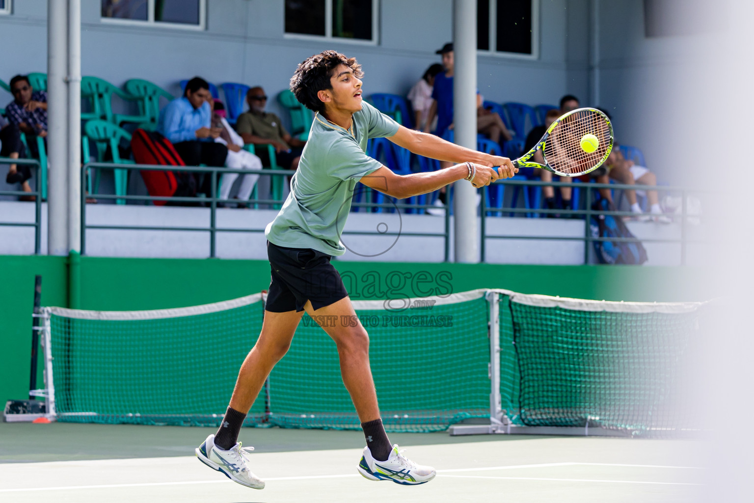 Day 1 of ATF Maldives Junior Open Tennis was held in Male' Tennis Court, Male', Maldives on Monday, 9th December 2024. Photos: Nausham Waheed / images.mv