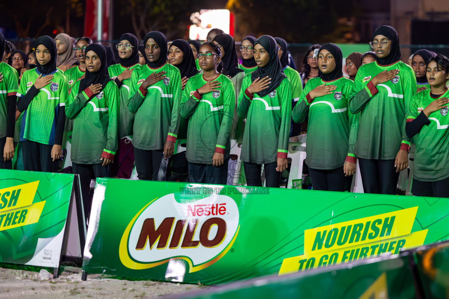 Finals of Milo Ramadan Half Court Netball Challenge on 25th March 2024, held in Central Park, Hulhumale, Male', Maldives
Photos: Ismail Thoriq / imagesmv