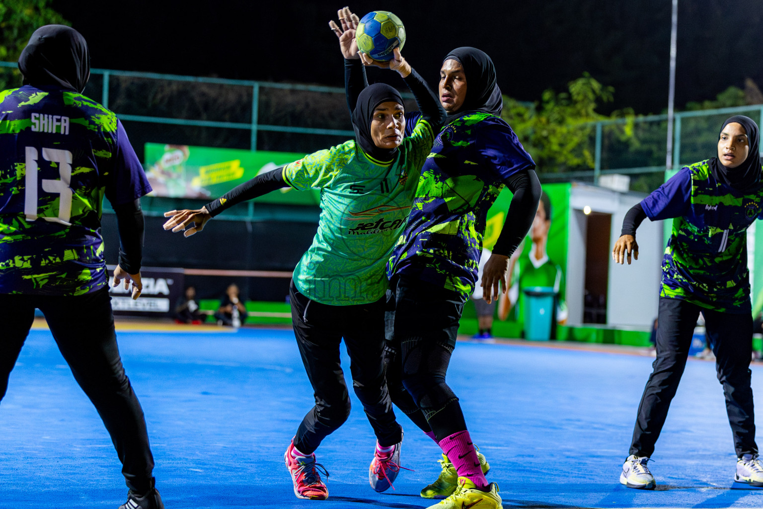 1st Division Final of 8th Inter-Office/Company Handball Tournament 2024, held in Handball ground, Male', Maldives on Tuesday, 11th September 2024 Photos: Nausham Waheed/ Images.mv