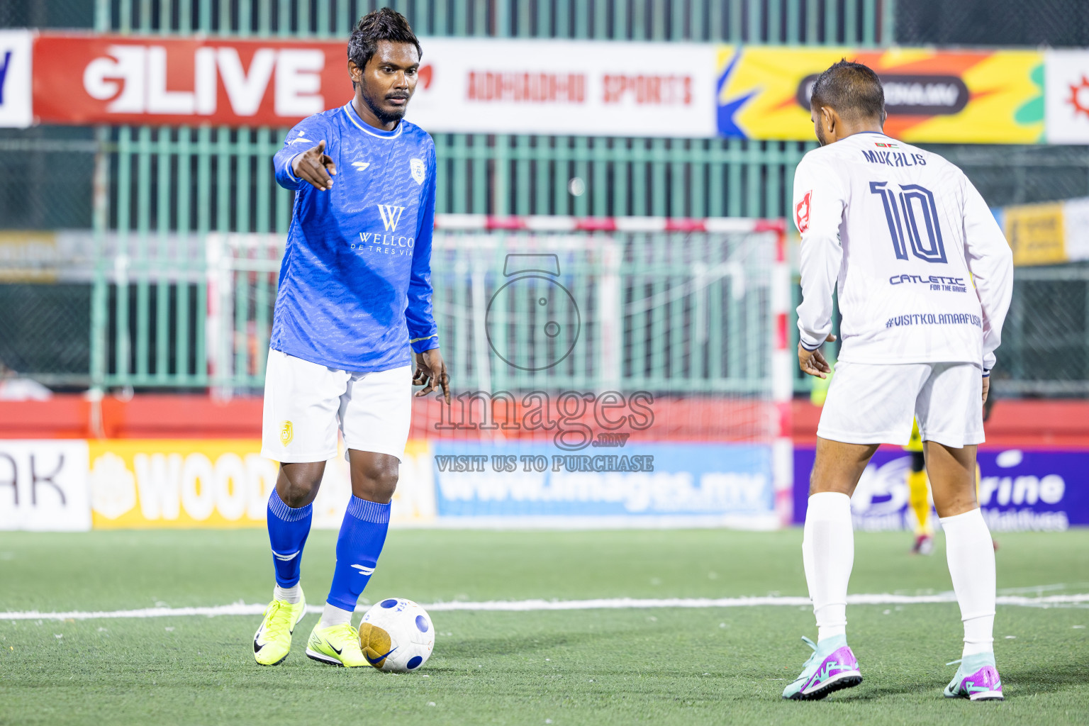 GA Dhevvadhoo vs GA Kolamaafushi in Day 8 of Golden Futsal Challenge 2025 was held on Sunday, 12th January 2025, in Hulhumale', Maldives
Photos: Ismail Thoriq / images.mv