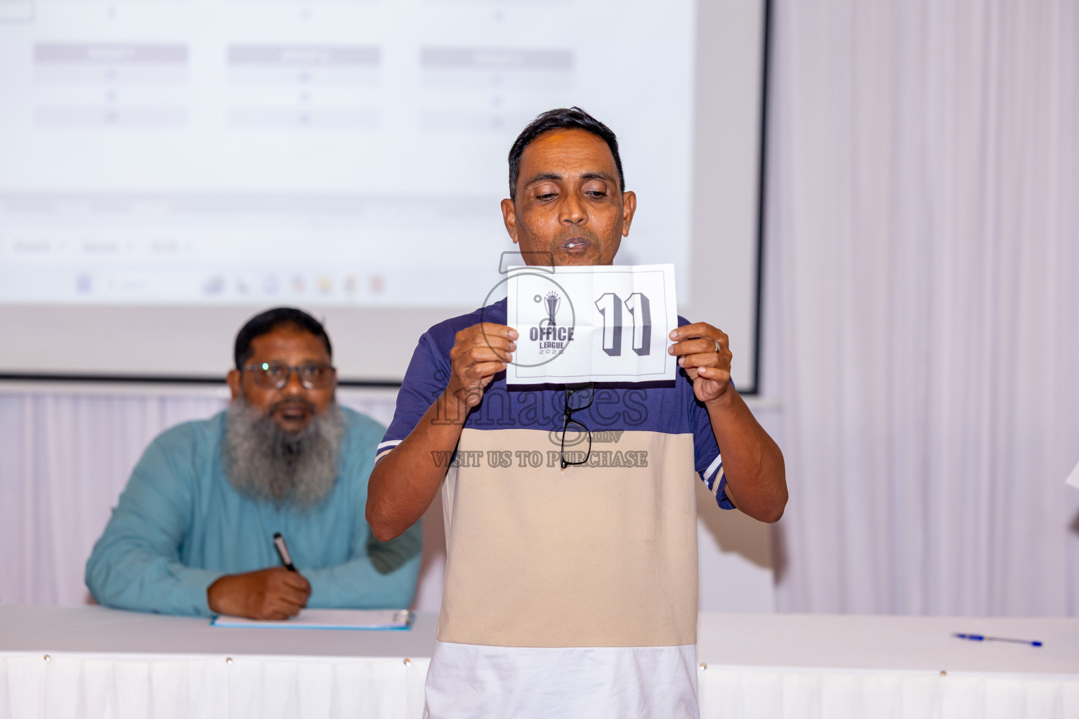 Draw Ceremony of Office League 2025 held in Male', Maldives on Saturday, 12th April 2025. Photos: Nausham Waheed / images.mv