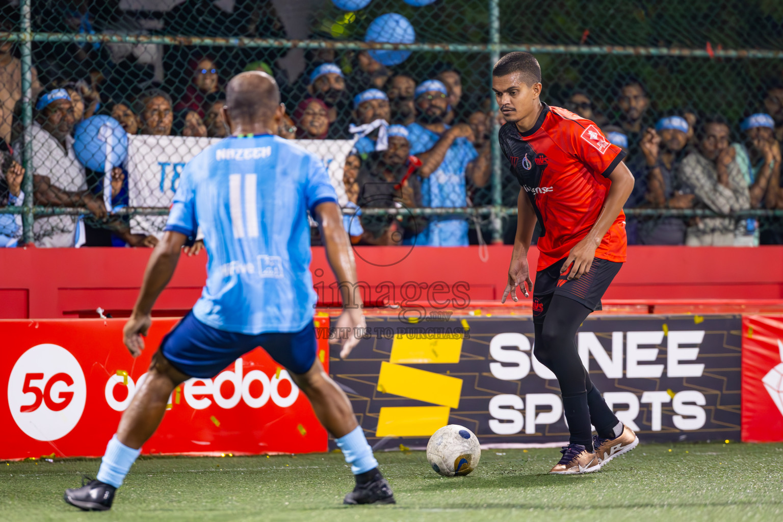 M Dhiggaru vs M Muli in Meemu Atoll Finals in Day 25 of Golden Futsal Challenge 2025 was held on Wednesday , 28th January 2025, in Hulhumale', Maldives. Photos: Ismail Thoriq / images.mv