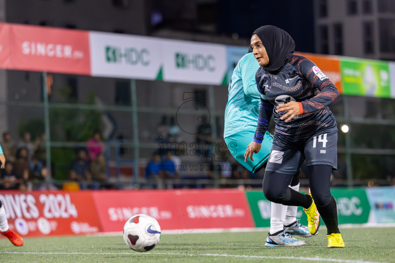 Dharumavanatha vs Youth RC in Eighteen Thirty 2024 held in Rehendi Futsal Ground, Hulhumale', Maldives on Friday, 13th September 2024. Photos: Ismail Thoriq / images.mv