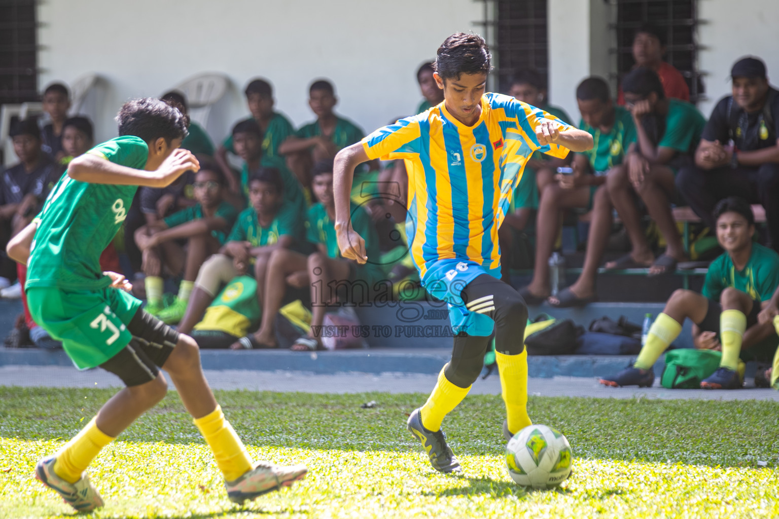 Day 3 of MILO Academy Championship 2025 (U14) was held on Saturday, 1st November 2025 at Henveiru Football Grounds, Male', Maldives . 

Photos: Hassan Simah / images.mv