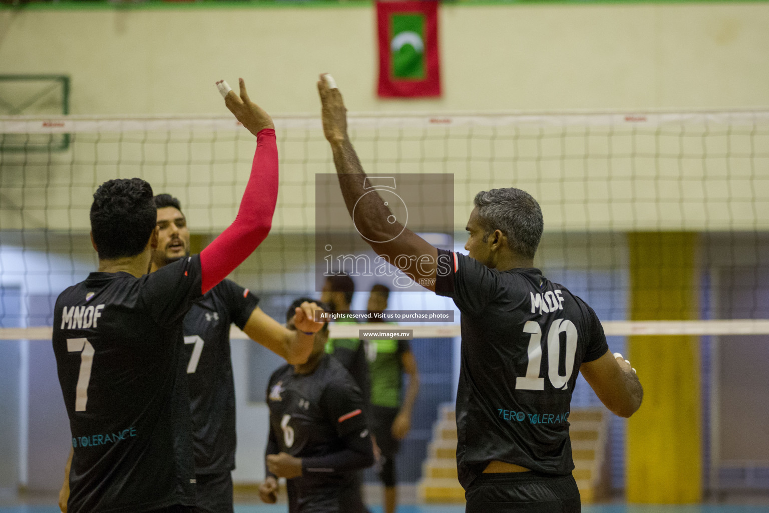 DSC vs Goodies in National Volleyball League 2019 (Men's Division) held in Male', Maldives on 04th January 2019 Photos: Ismail Thoriq /images.mv